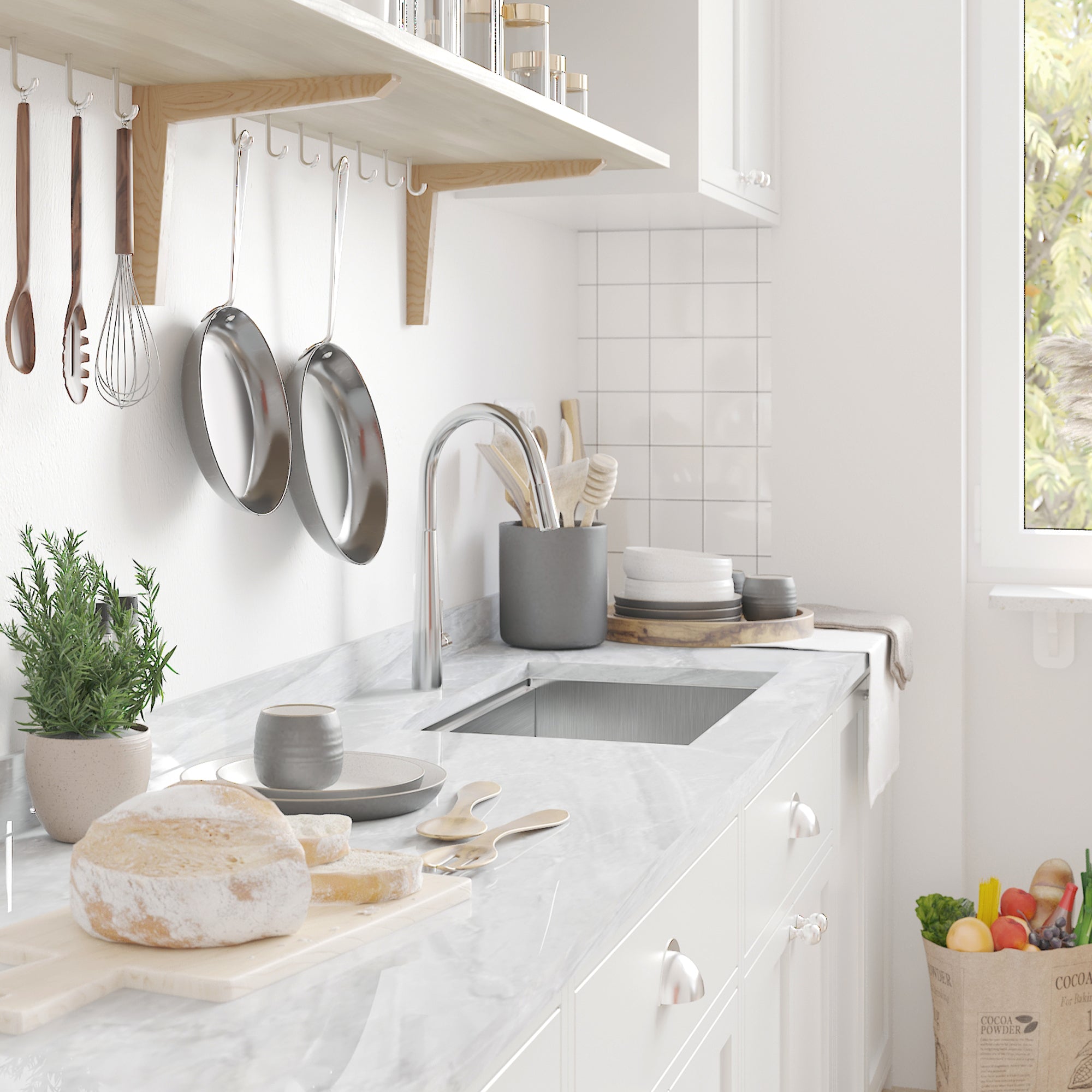 30" Stainless Steel Undermount Kitchen Sink
