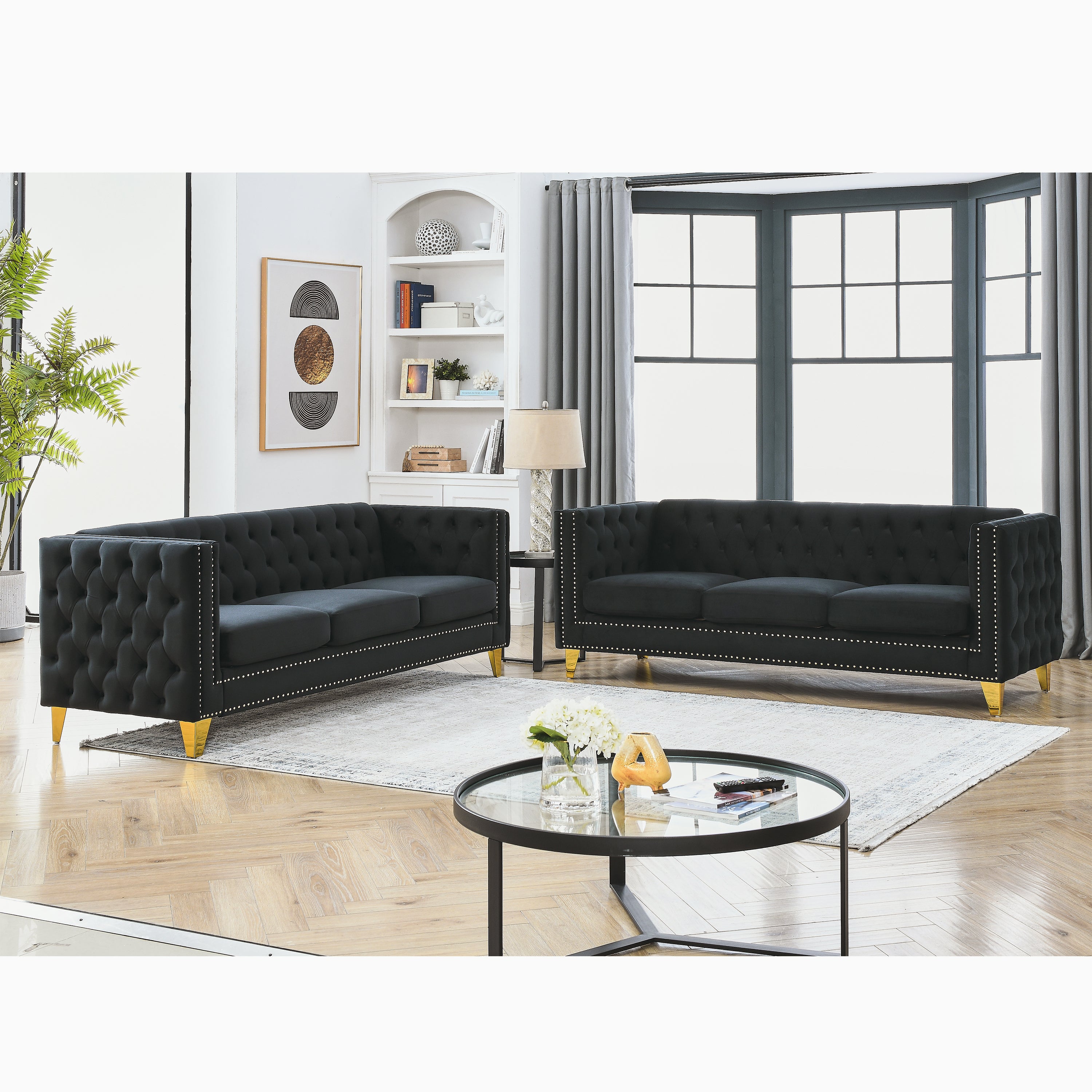 Velvet Sofa: 3D Model & Modern Couch Design