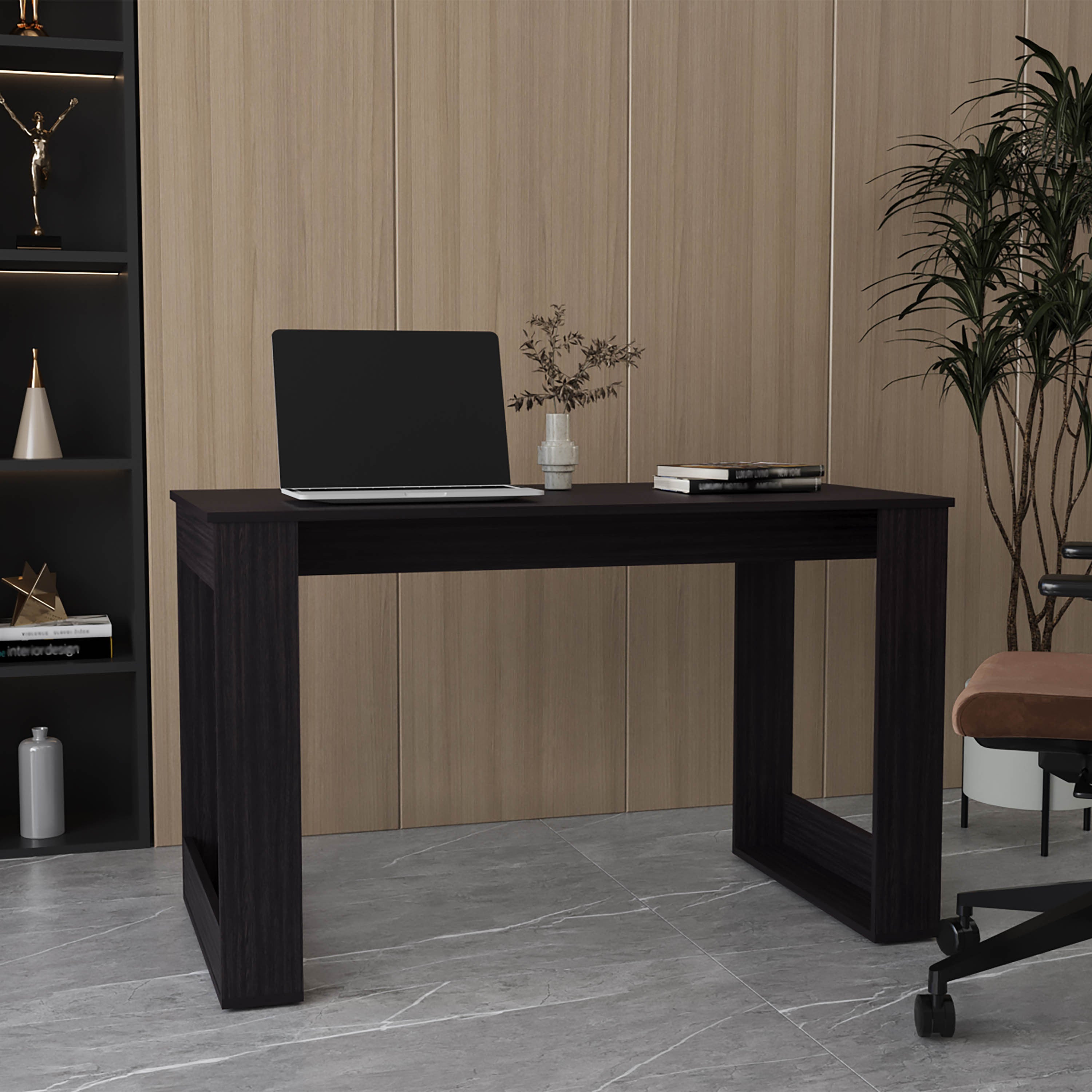 Oviedo 120 Writing Desk, Black | Sleek & Modern