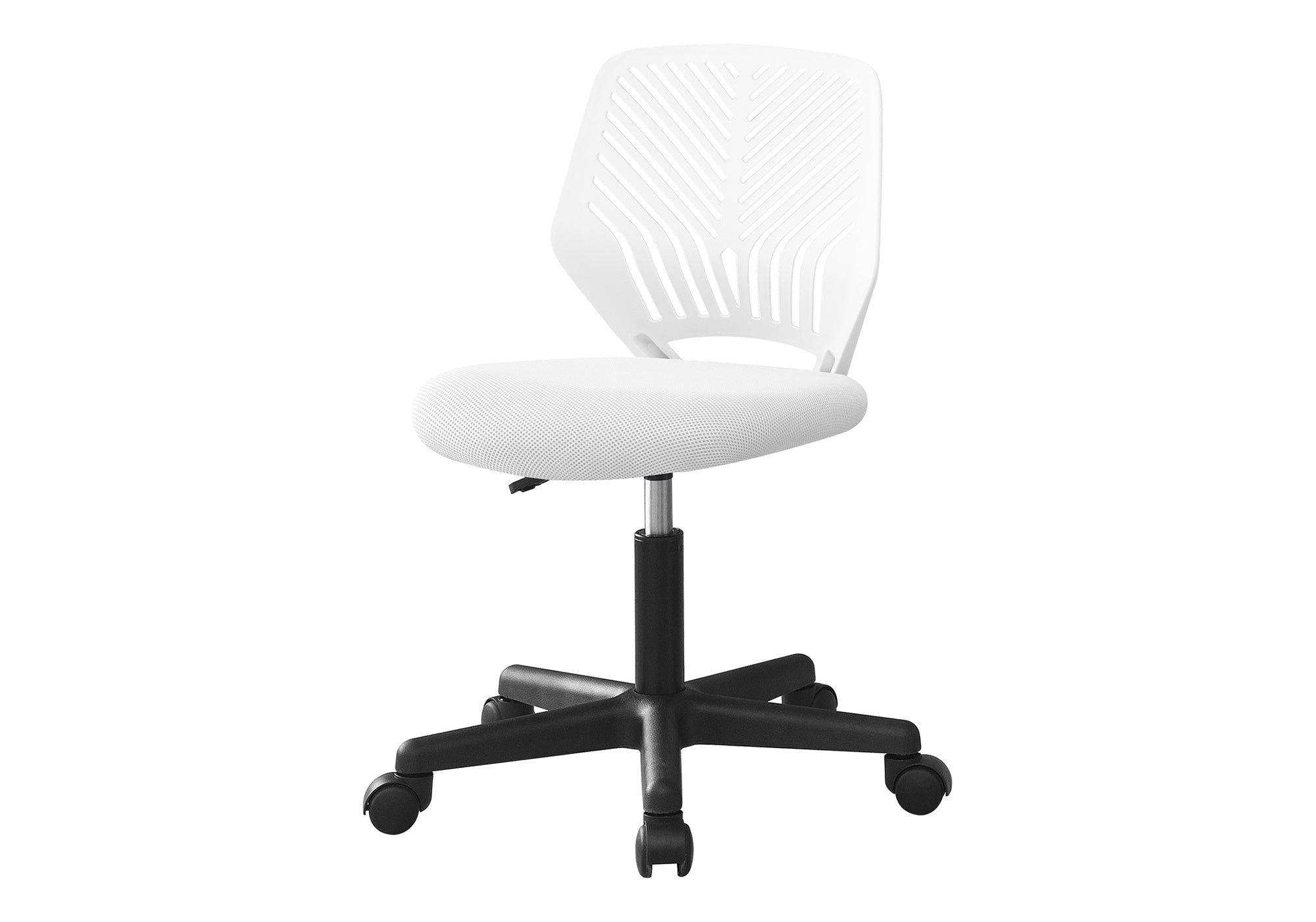 Ergonomic White Mesh Office Chair | Adjustable Height & Swivel