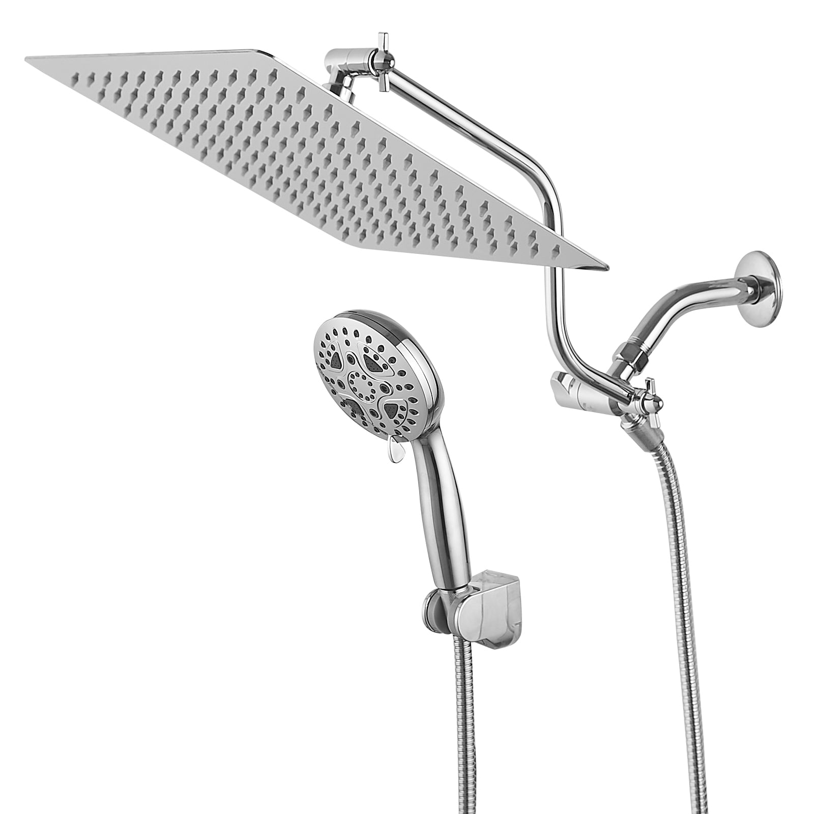 Luxury Chrome 12" Rainfall Shower System