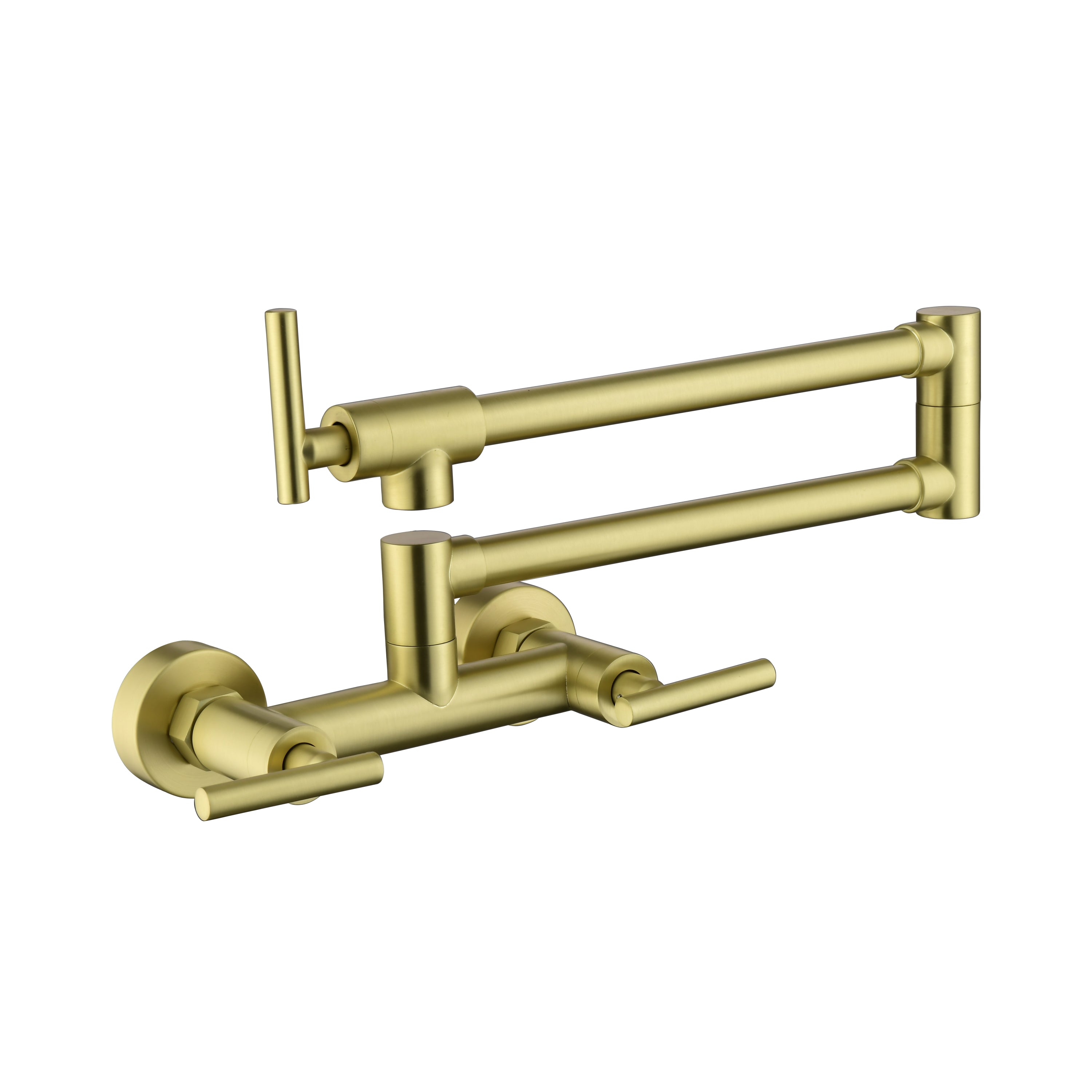 Hot & Cold Pot Filler Faucet: Brass Kitchen Faucet