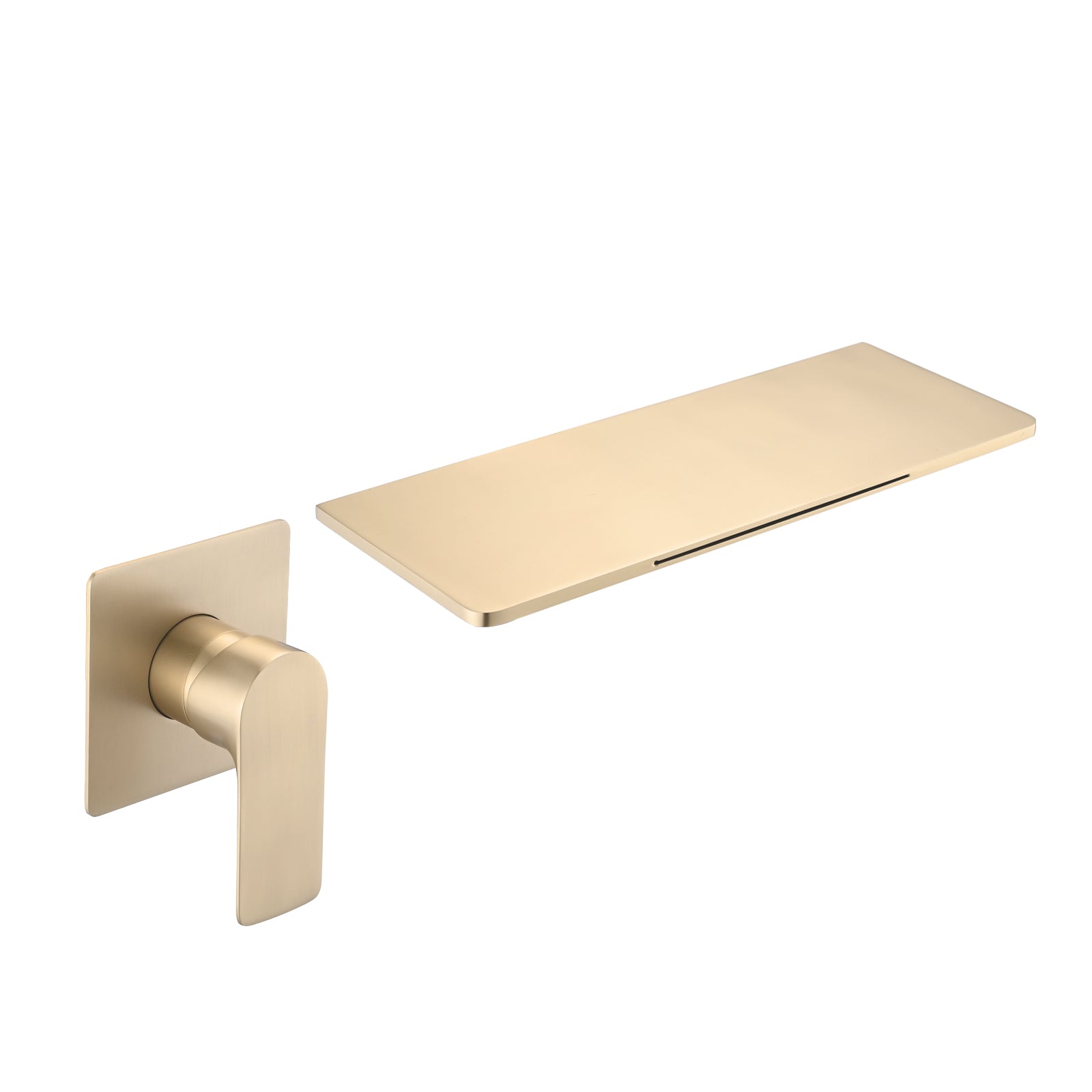 Waterfall Bathroom Sink Faucet: Wall Mount