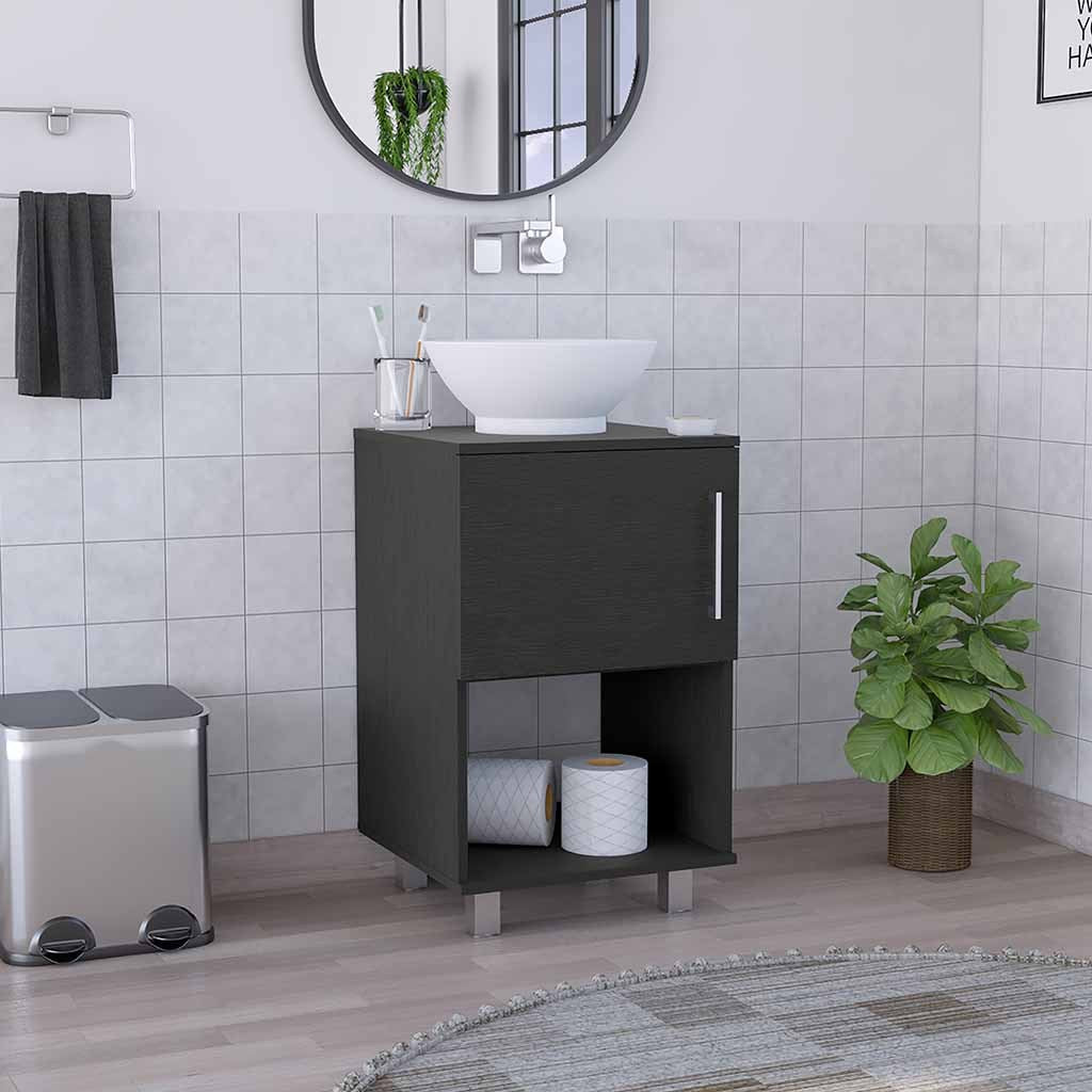 Black Gouda 18" Single Bathroom Vanity