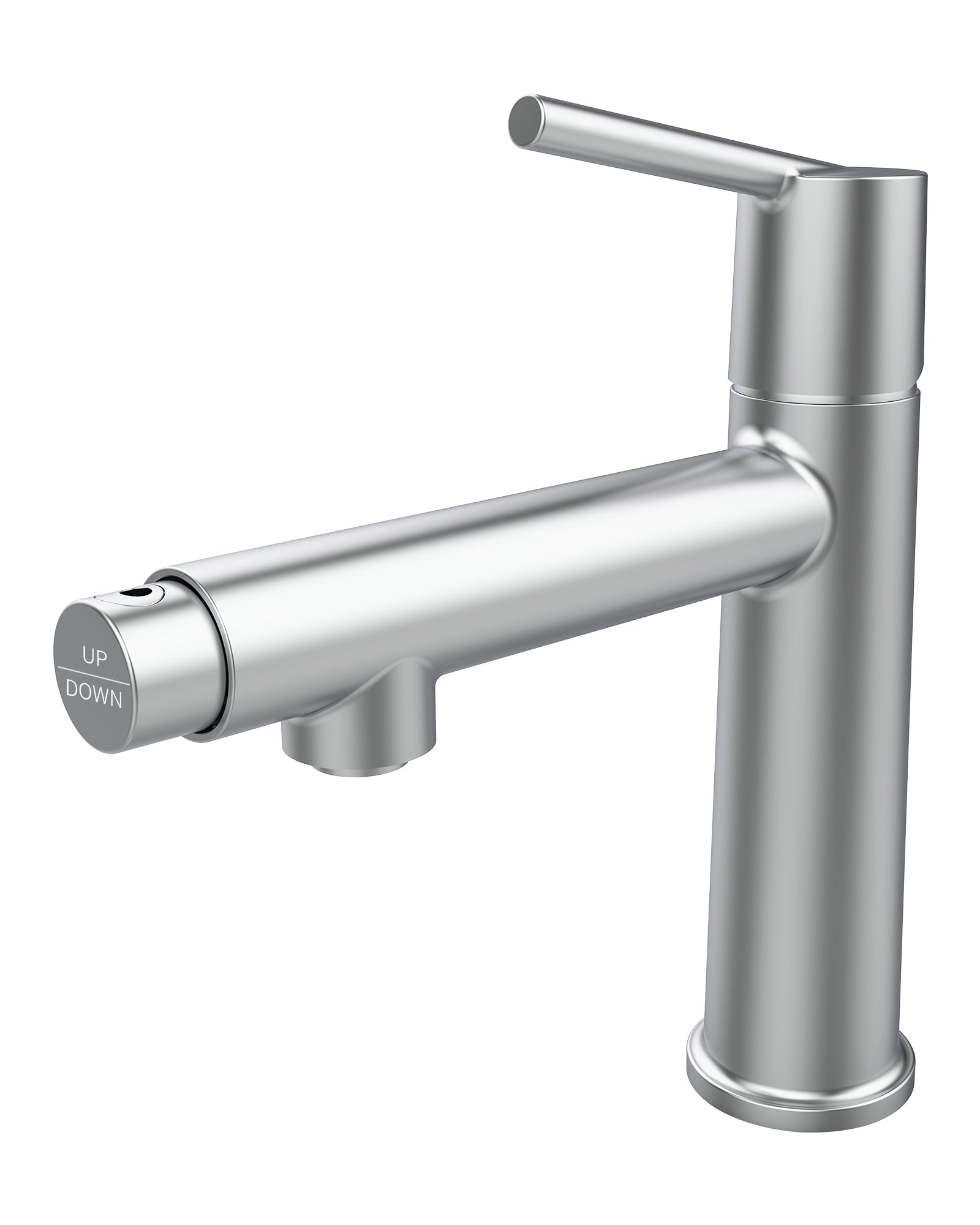 Chrome Bathroom Faucet: 1/3 Hole, Dual Mode