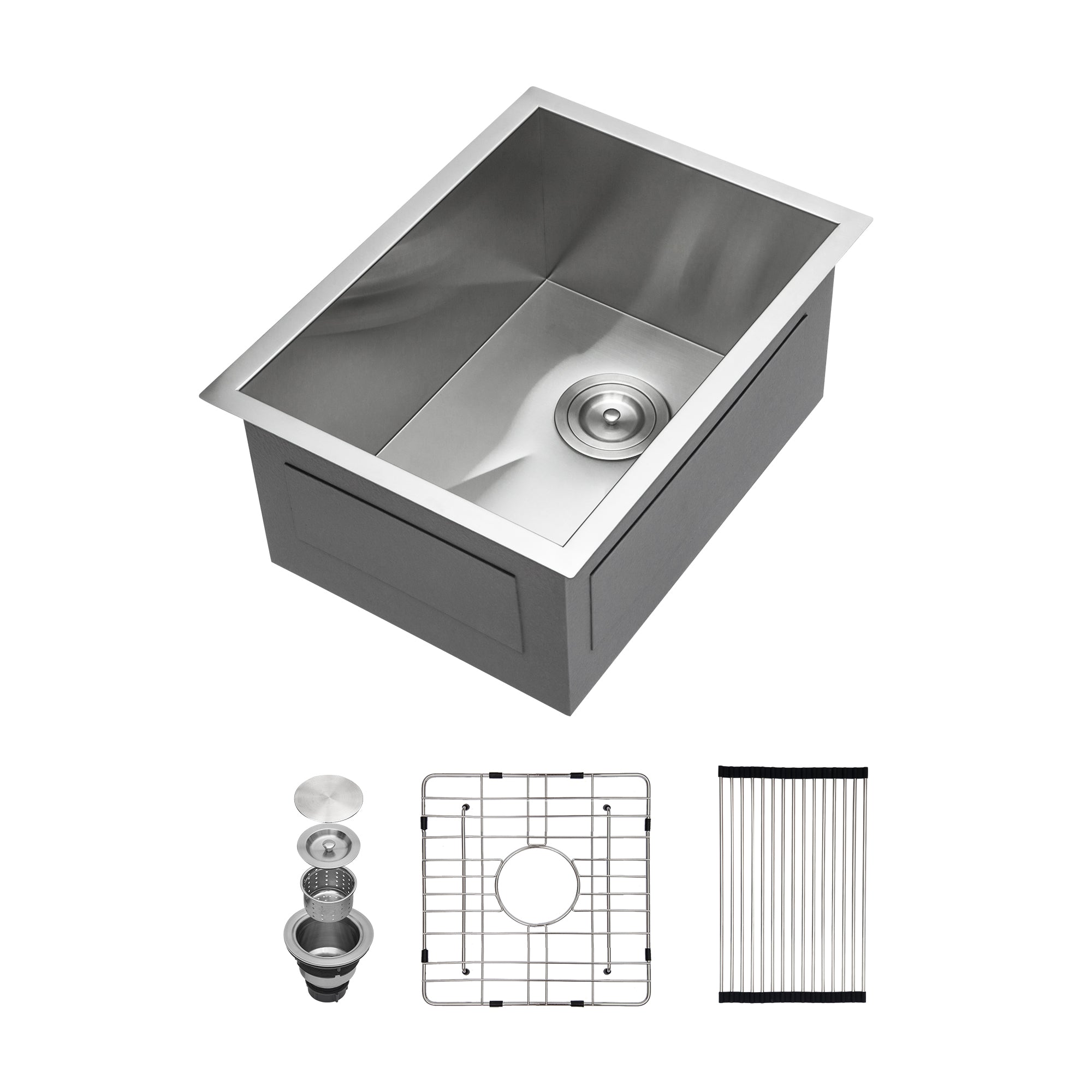 14" Undermount Kitchen Sink - Stainless Steel