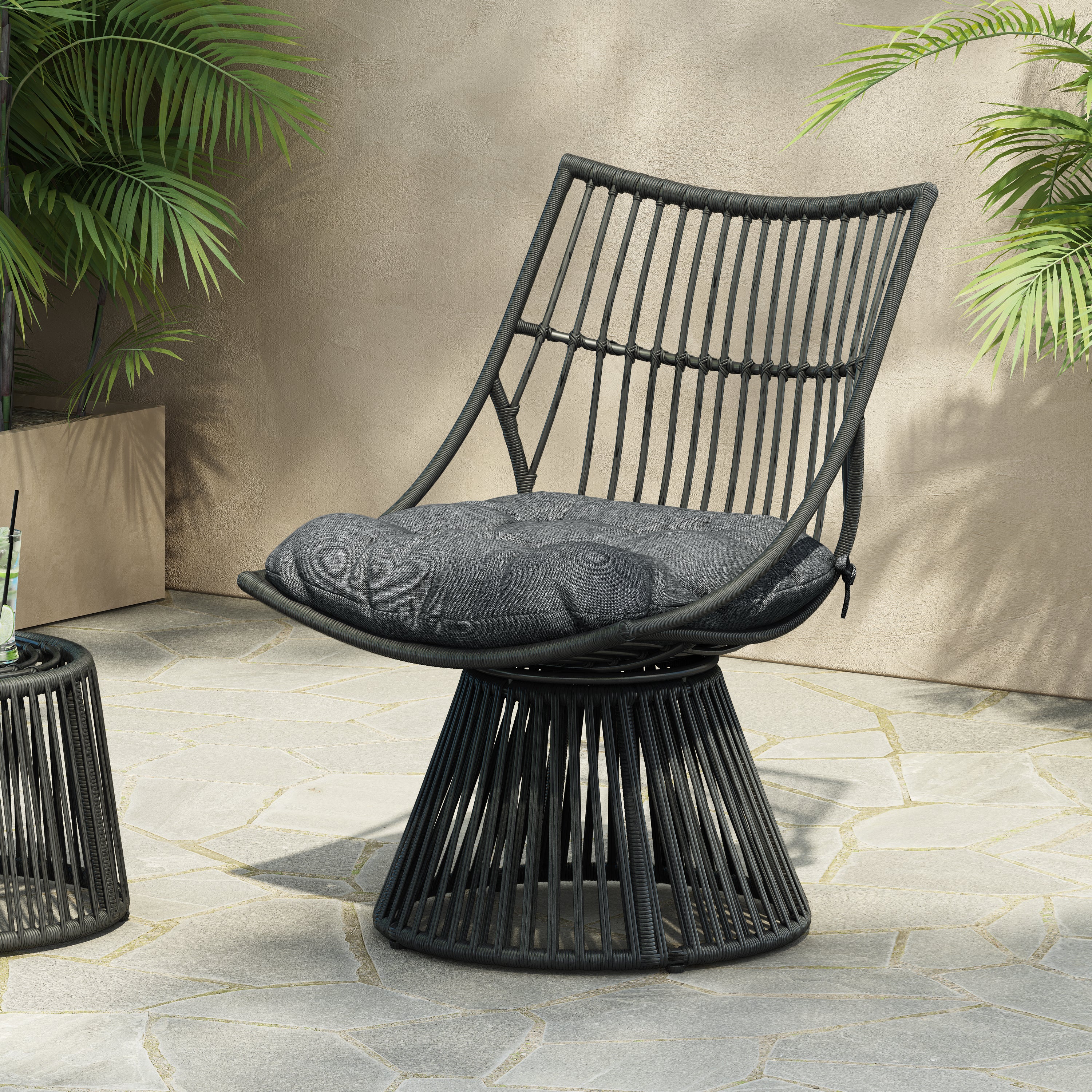 Elaine Outdoor Patio Chair - Weather Resistant Garden Seating