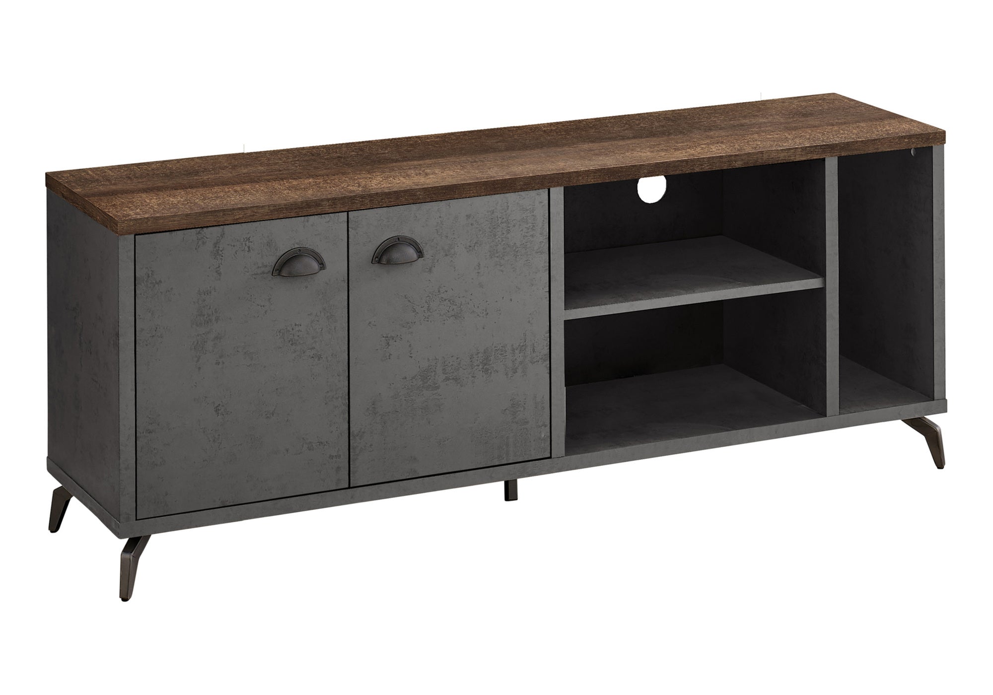 60" TV Stand Console | Modern Media Entertainment Center