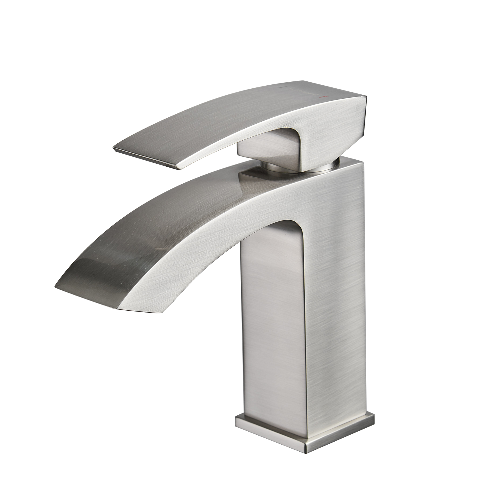 Modern Brushed Nickel Bathroom Faucet