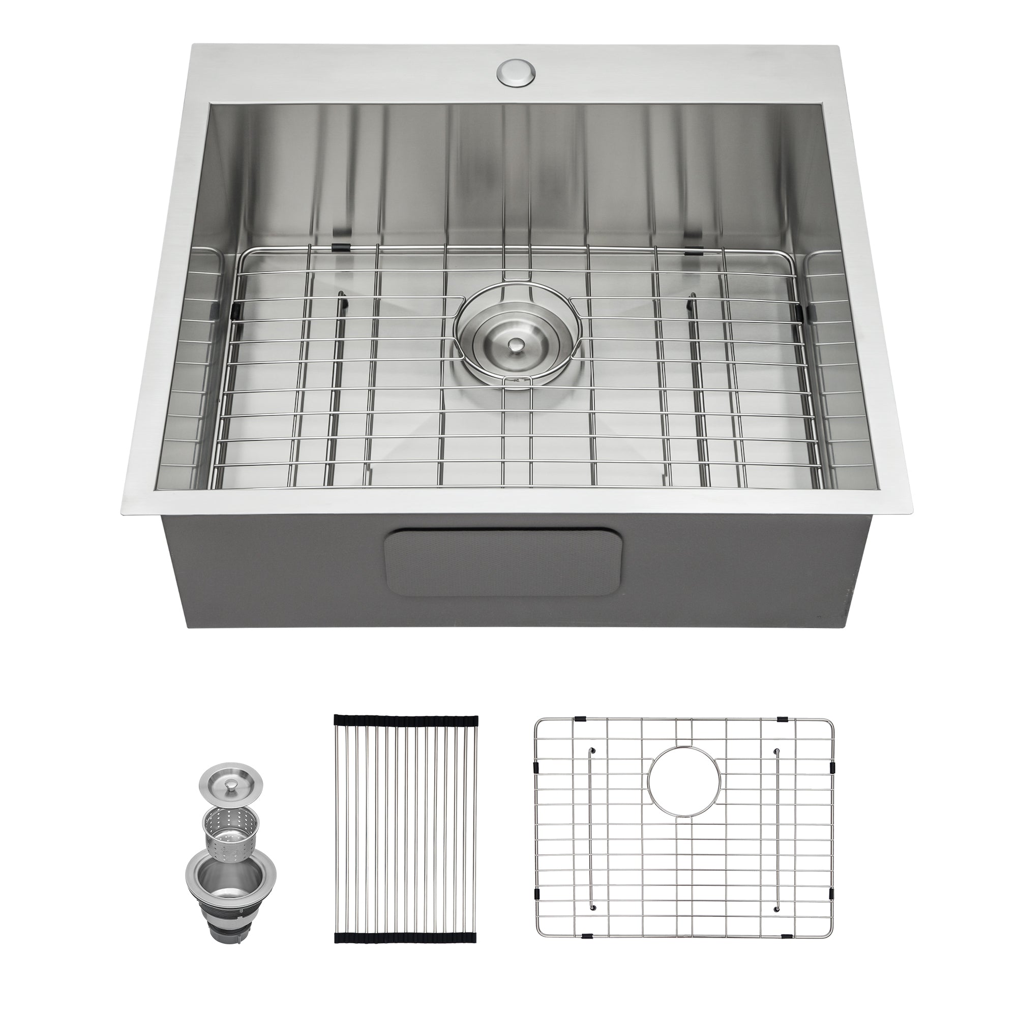 25x22x12" Stainless Steel Laundry Sink