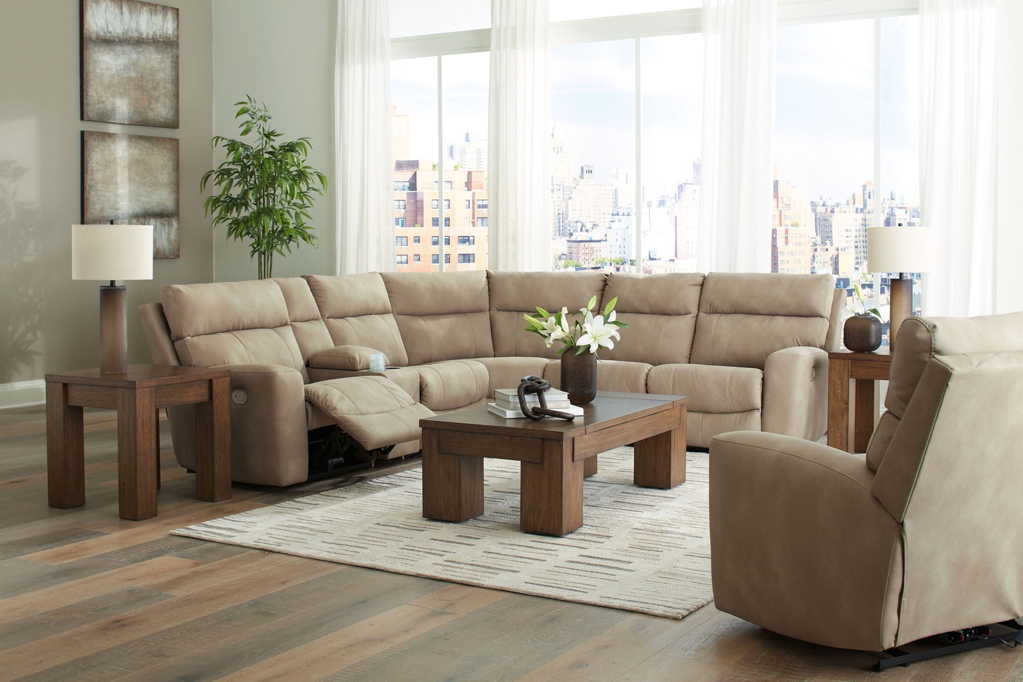 Next-Gen Durapella - Power Reclining Sectional Set