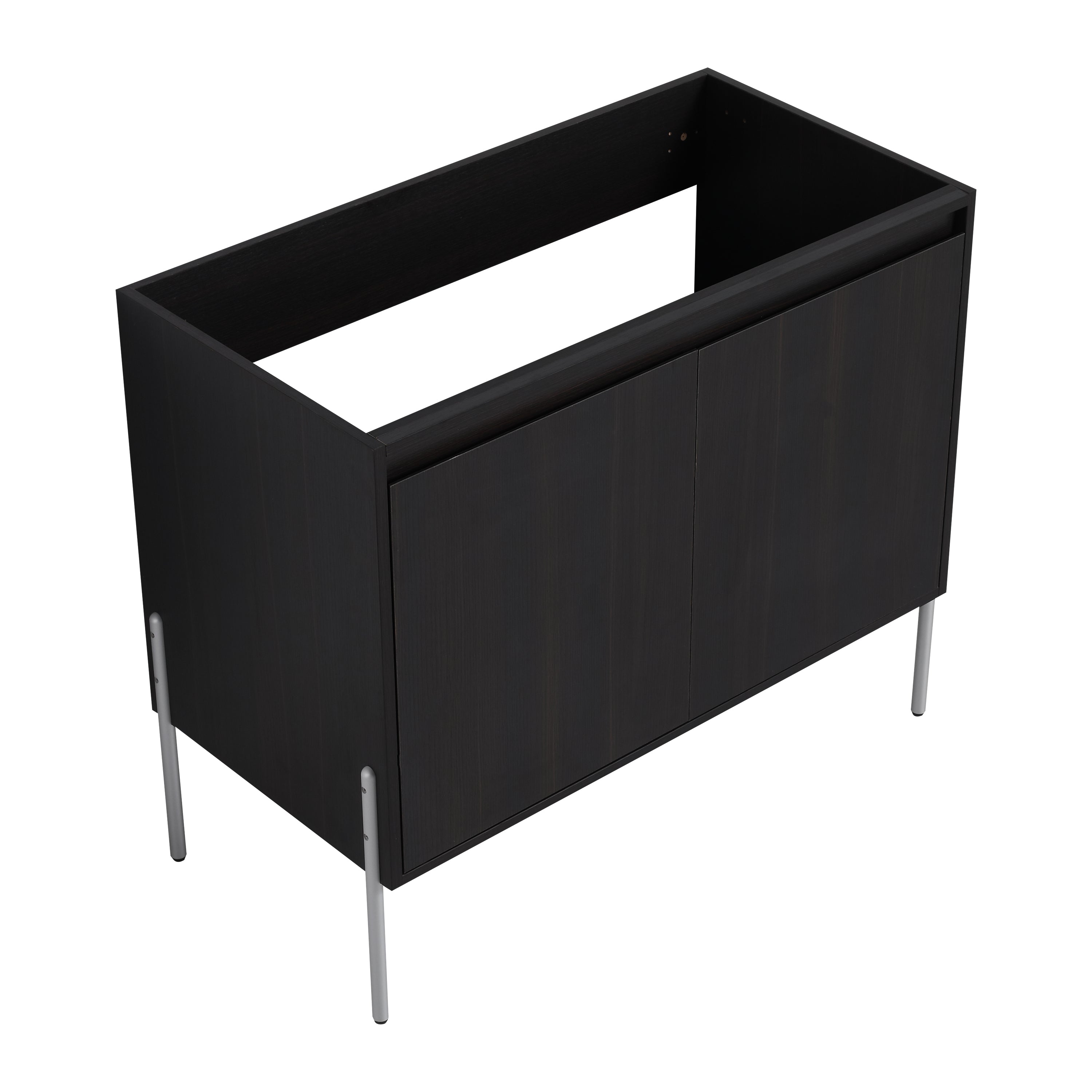 36" Freestanding Vanity: Soft Close Doors & Storage