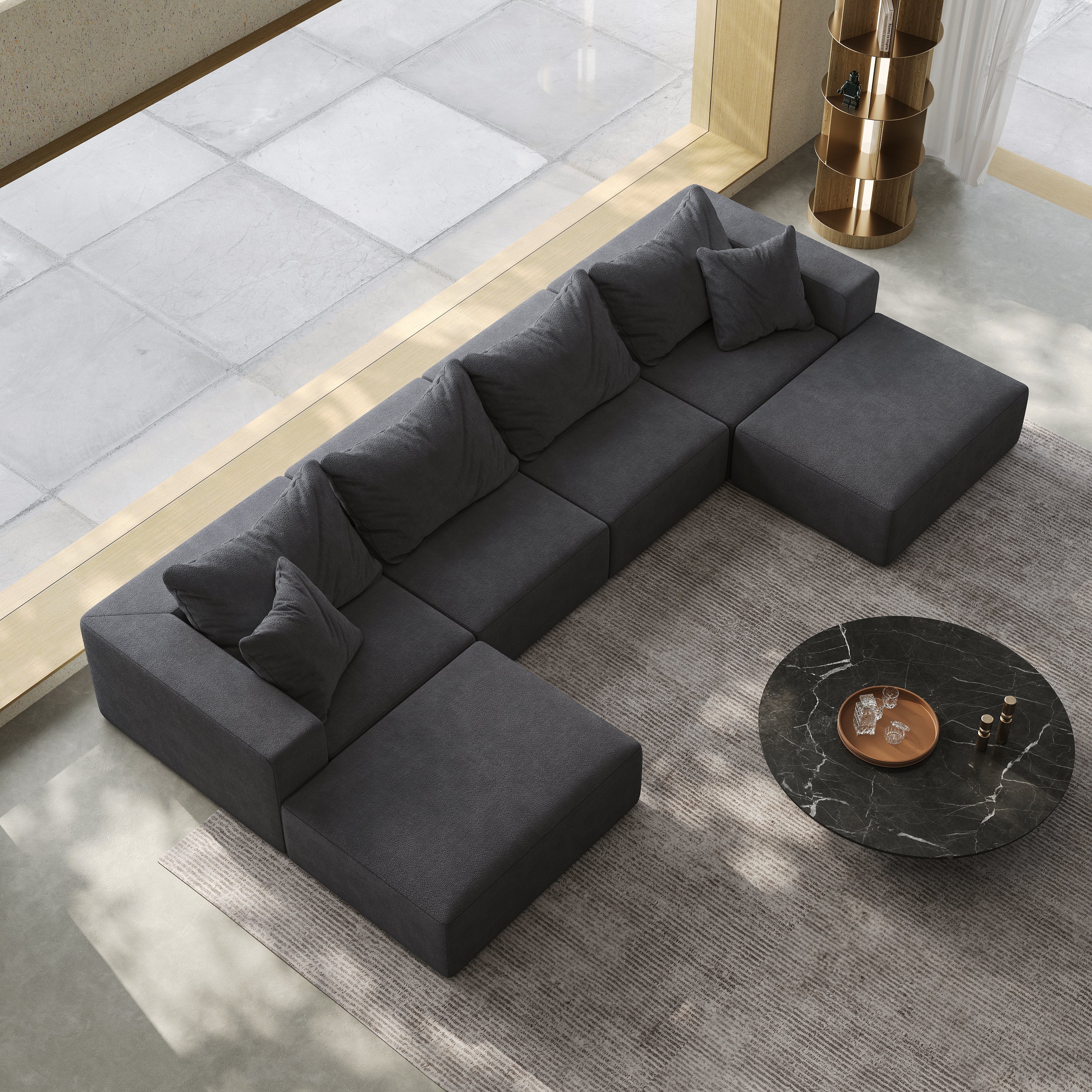 Oversized Cloud Sectional Sofa: Modern & Modular