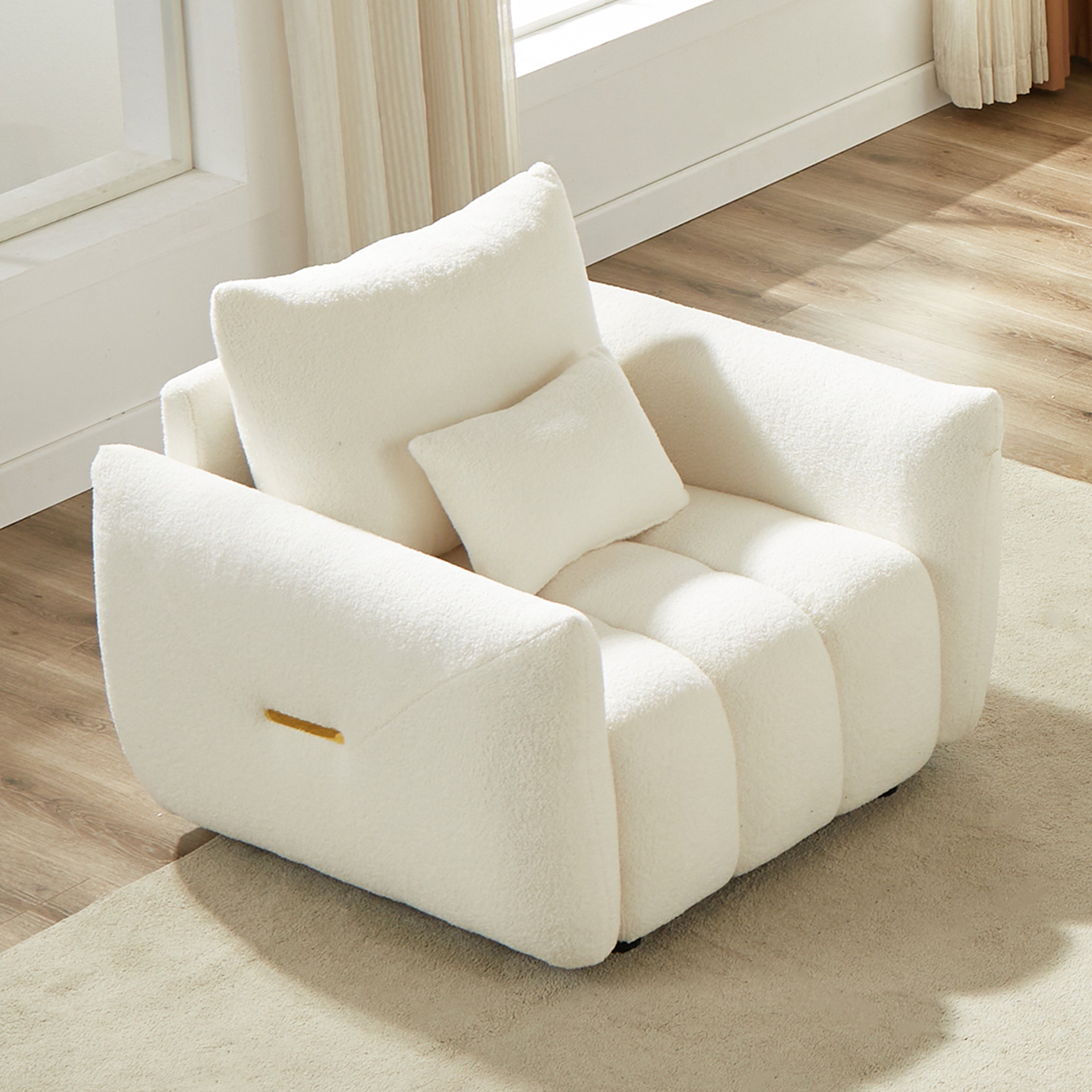 Modern Teddy Sofa: 39.7" Cozy Lounge Chair