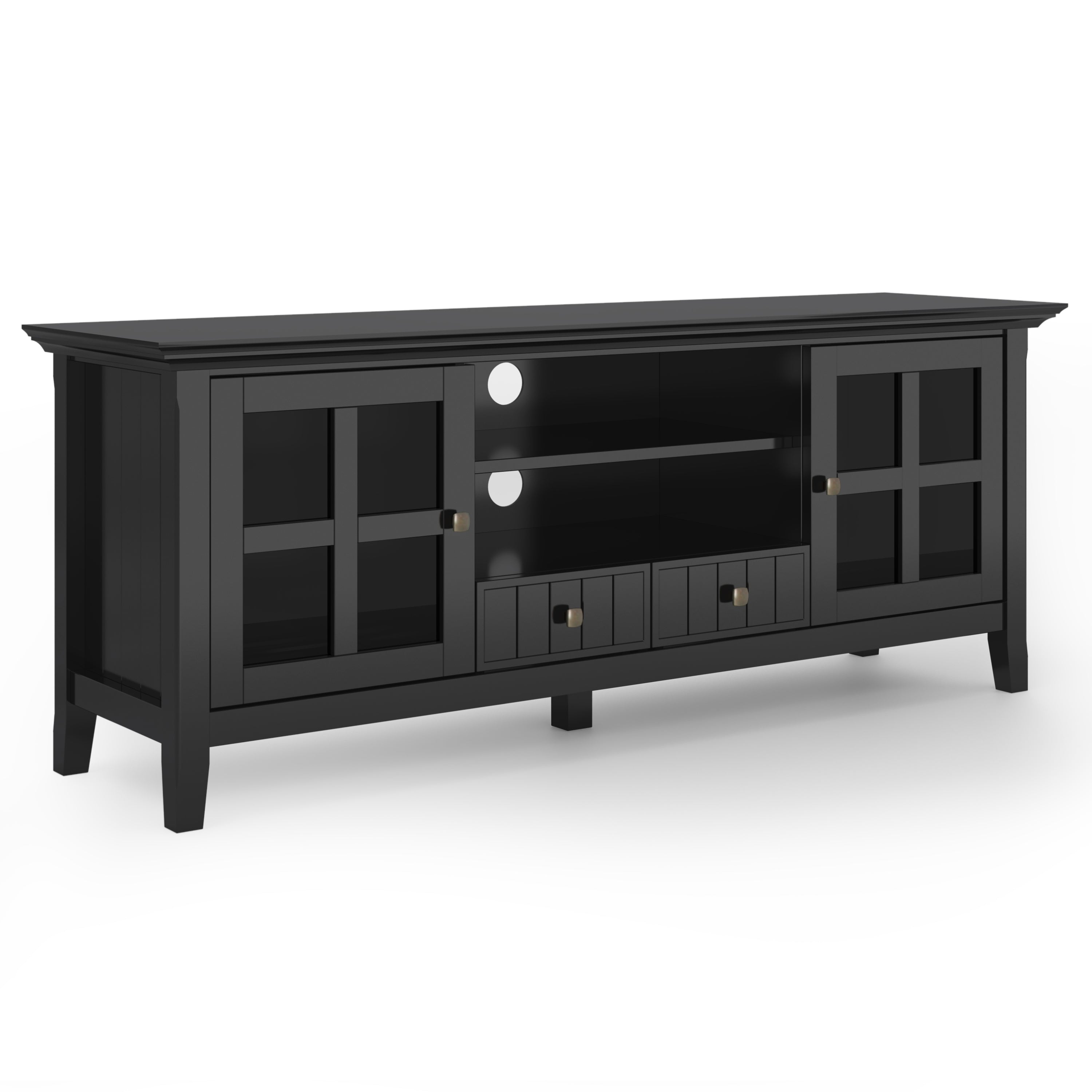 Acadian 60" TV Stand - Black Media Console