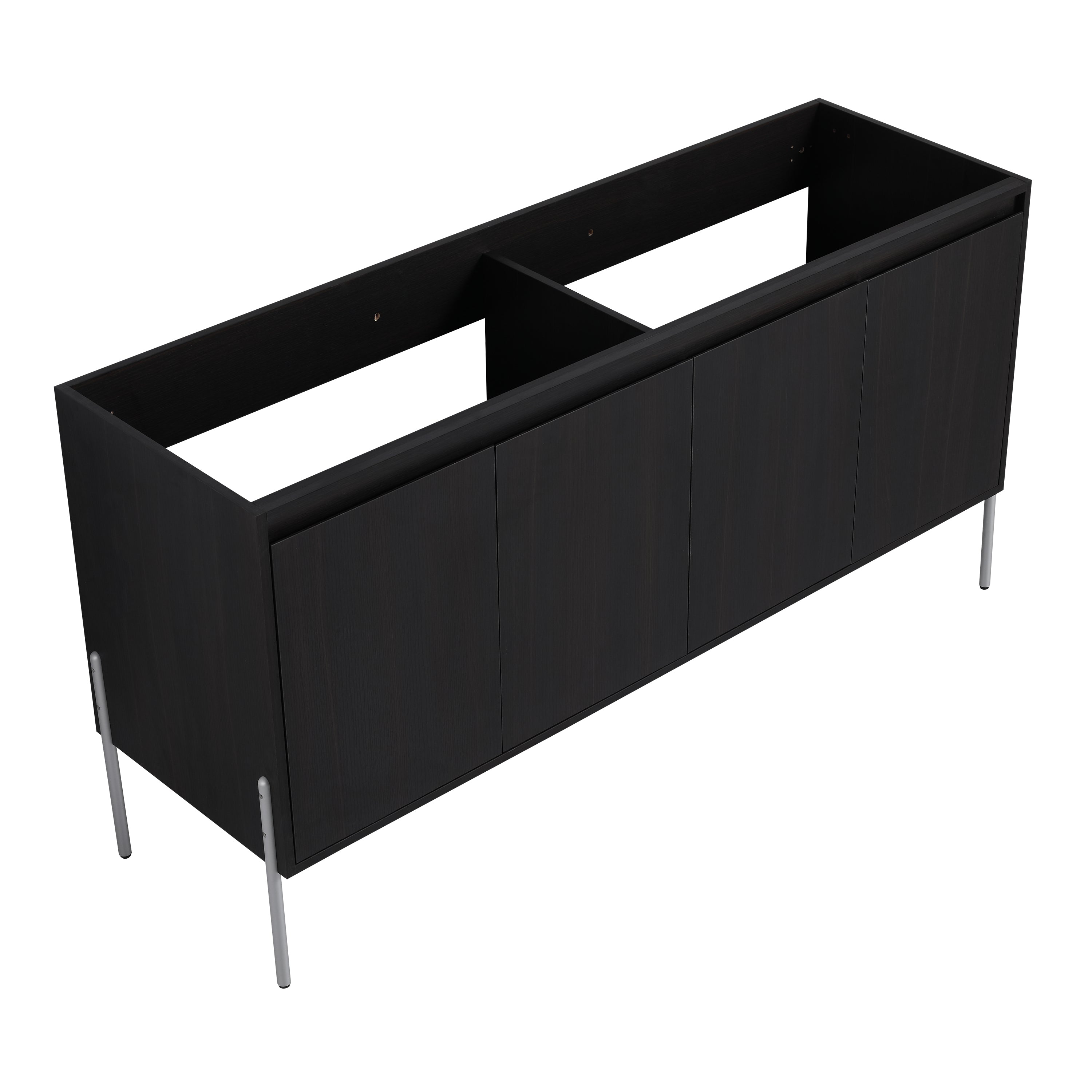 60" Freestanding Bathroom Vanity w/ Soft Close Doors