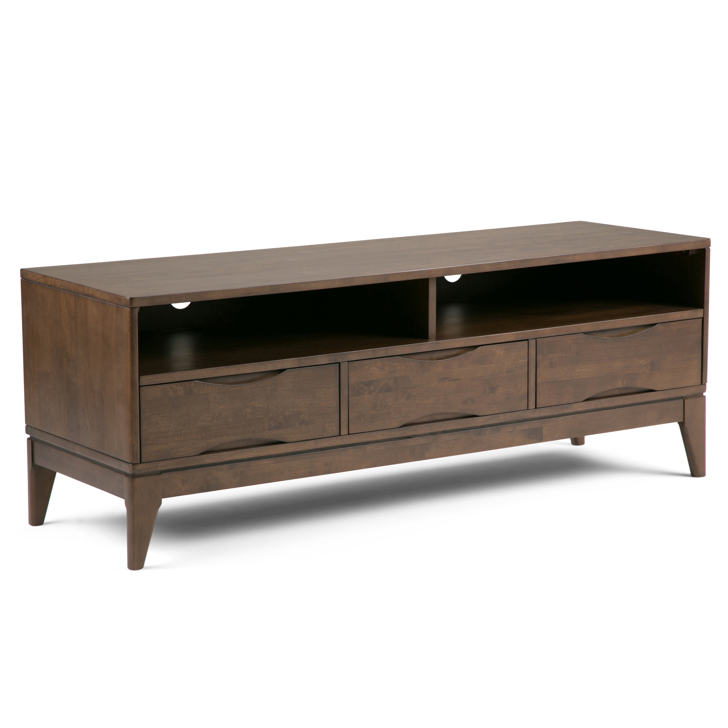 Harper TV Stand - Walnut Brown Media Console