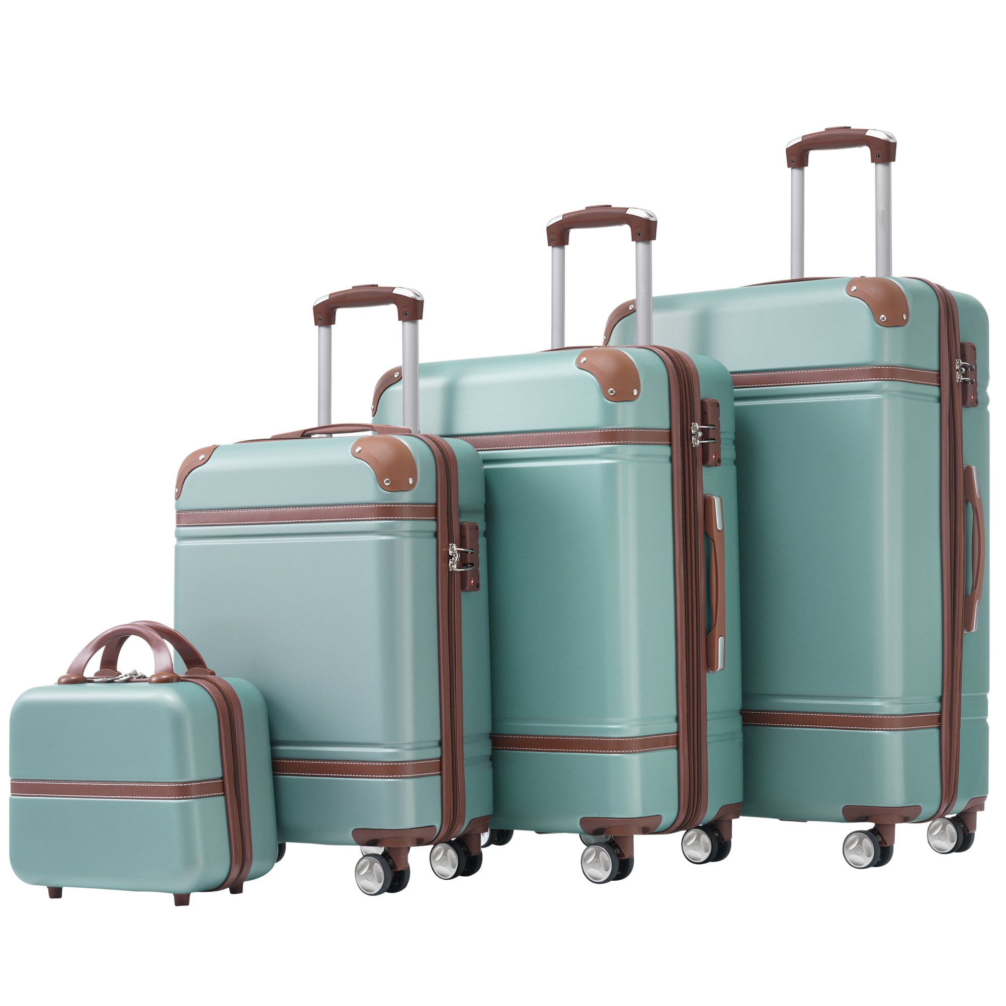 Lightweight 4-Piece Hardshell Luggage Set