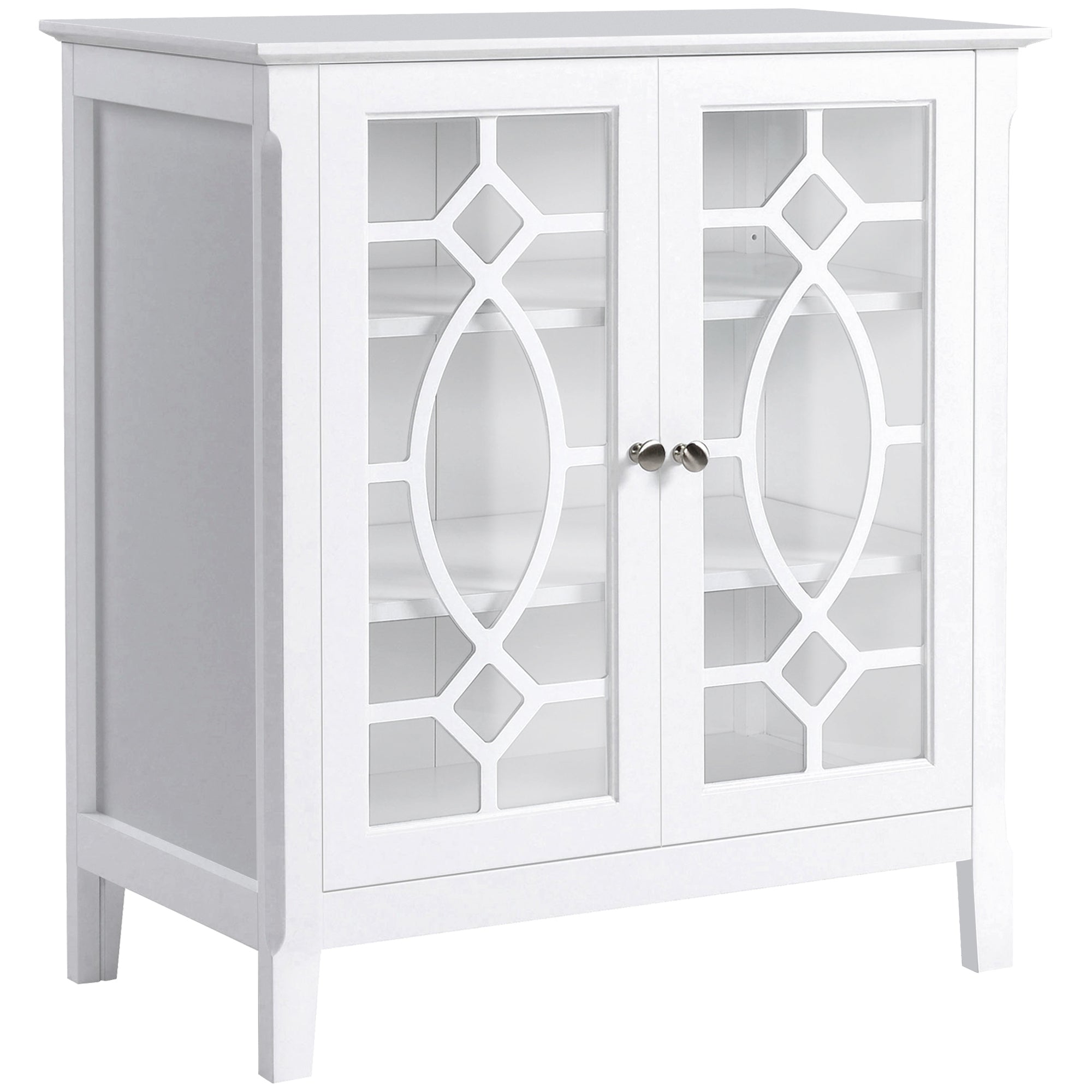 Sideboard Buffet Cabinet, White