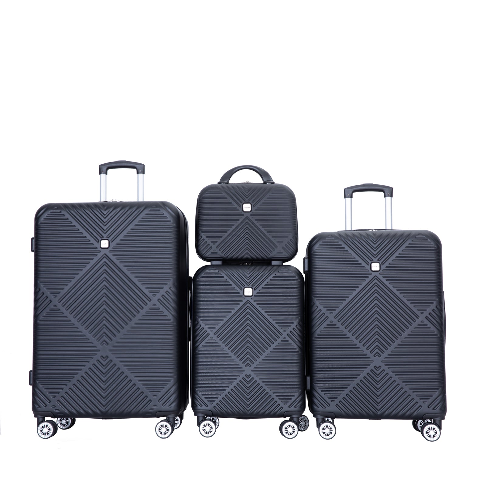 Lightweight ABS Suitcase Set w/ Makeup Box