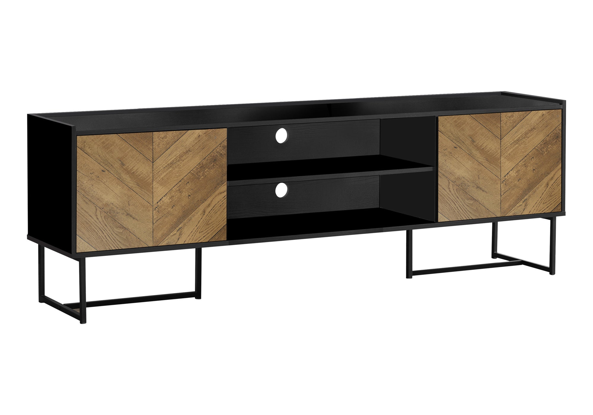 72" TV Stand Console | Modern Media Entertainment Center
