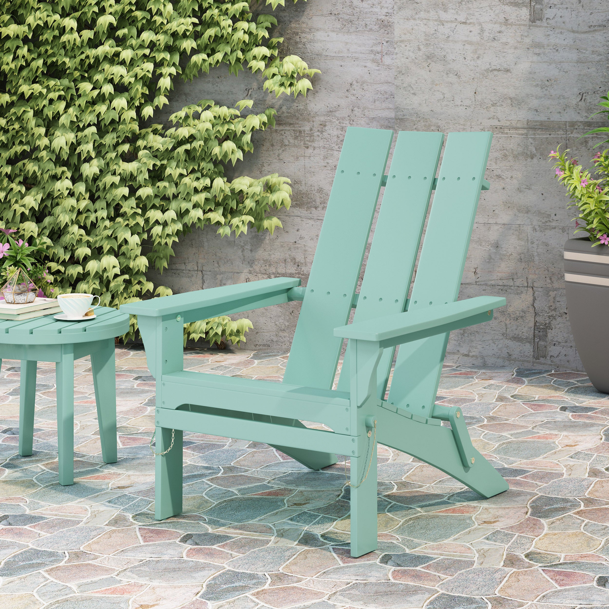 Zuma Foldable Adirondack Chair | Patio Furniture