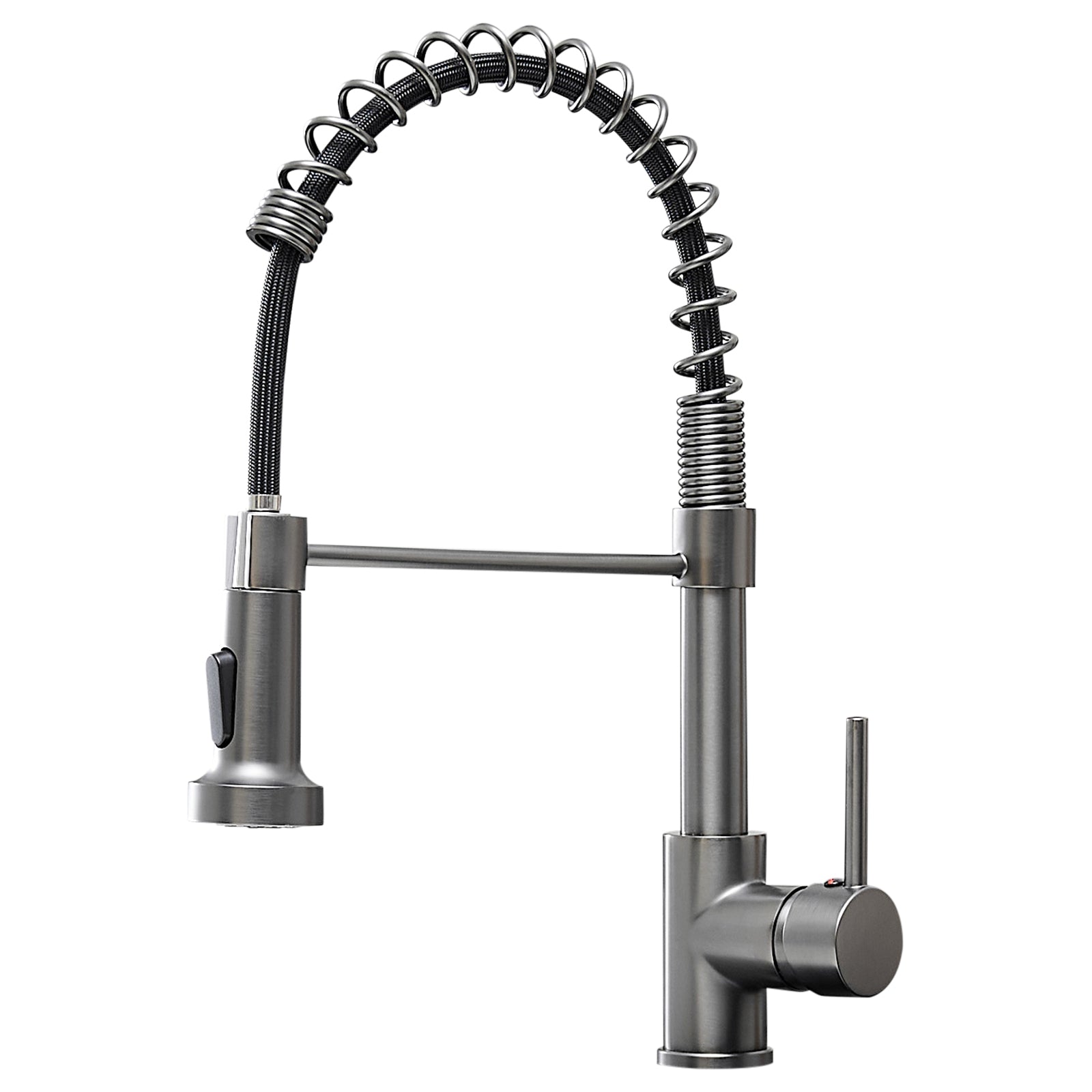 Pull-Down Kitchen Faucet: Single Handle, Commercial Grade