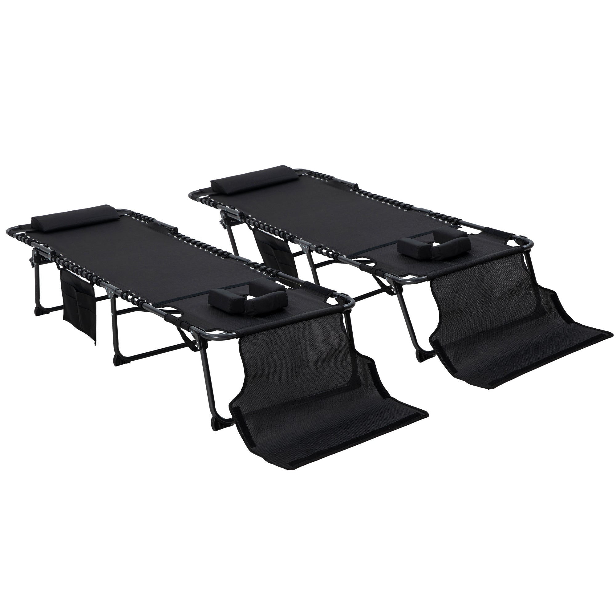 Outsunny Folding Chaise Lounge: Recline & Relax