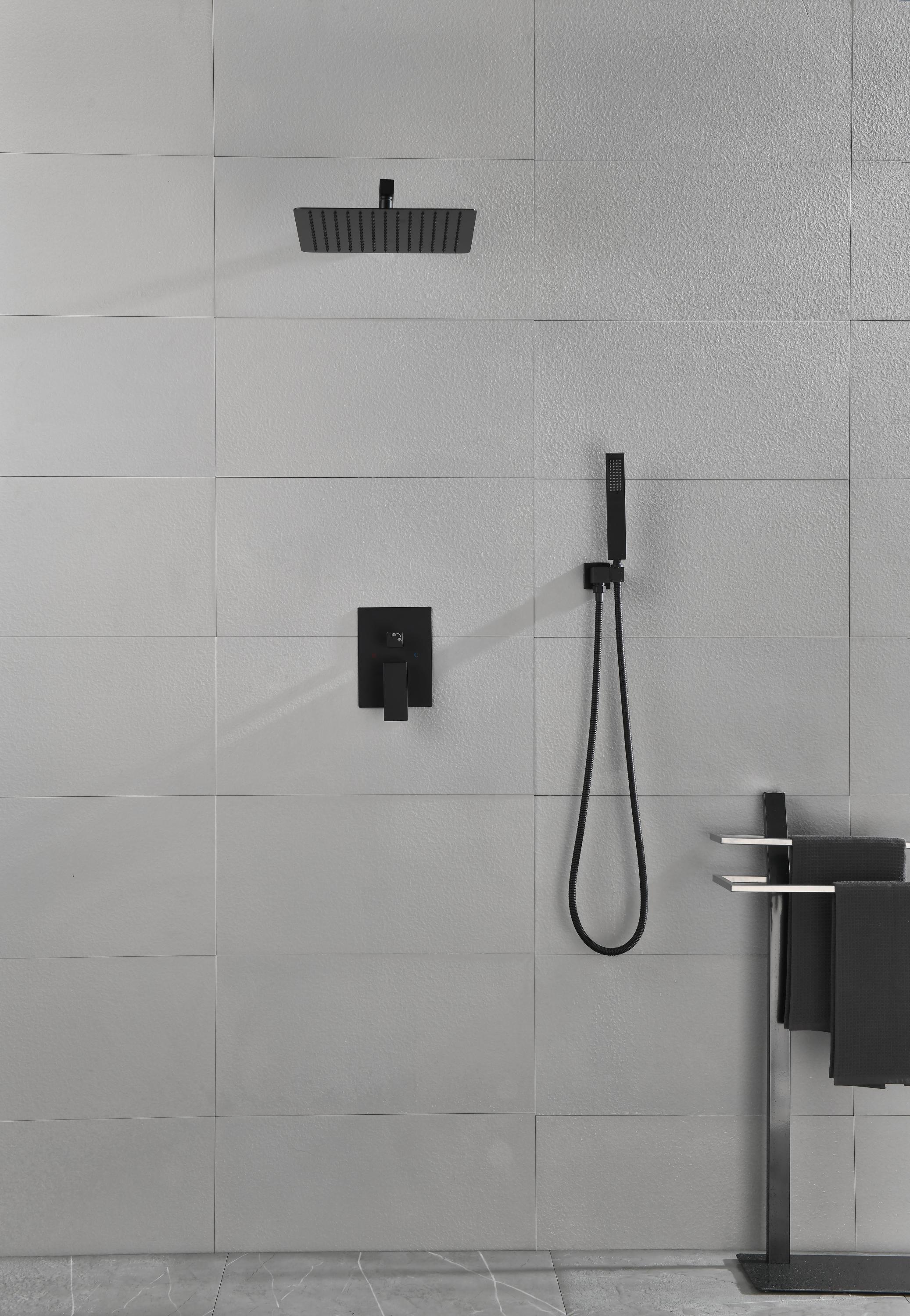 Luxury 10" Rain Shower Head Combo Set