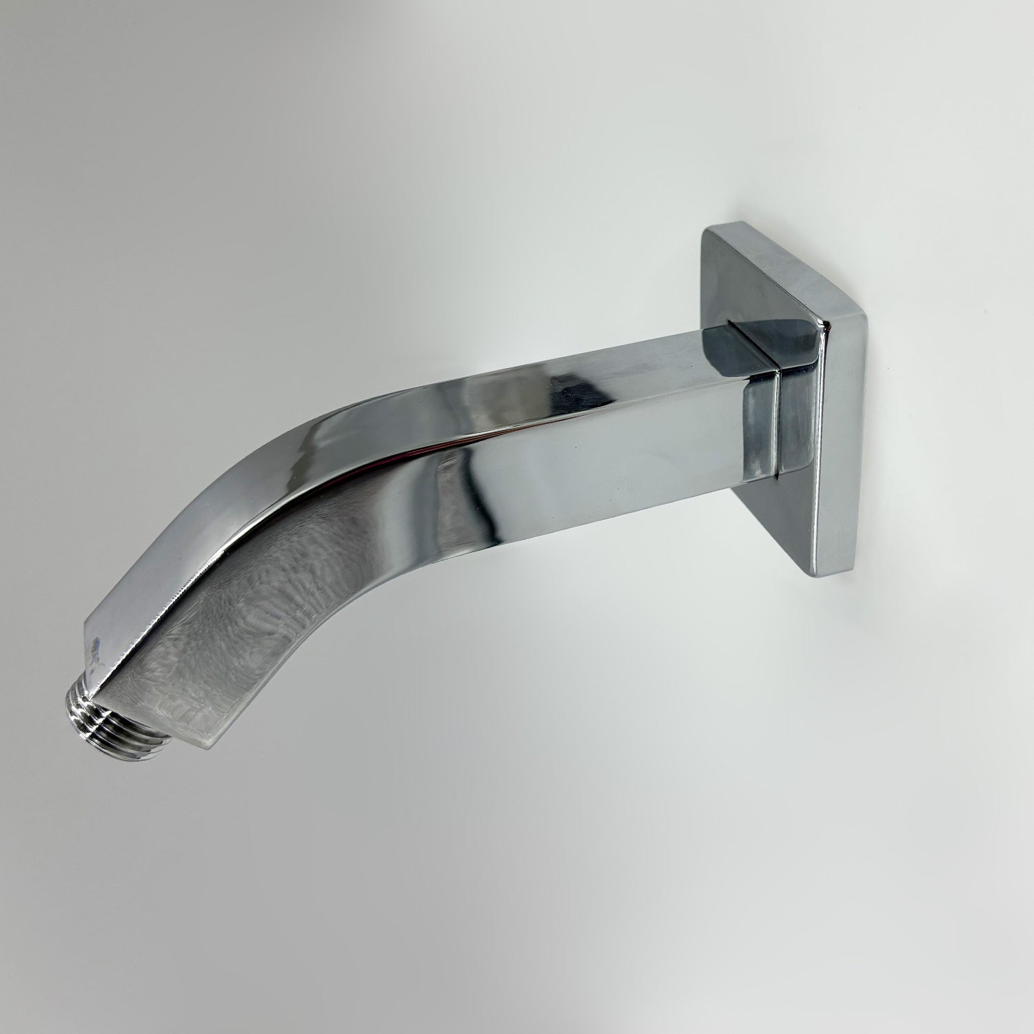 Square Shower Arm: 1/2" NPT, Wall Mount