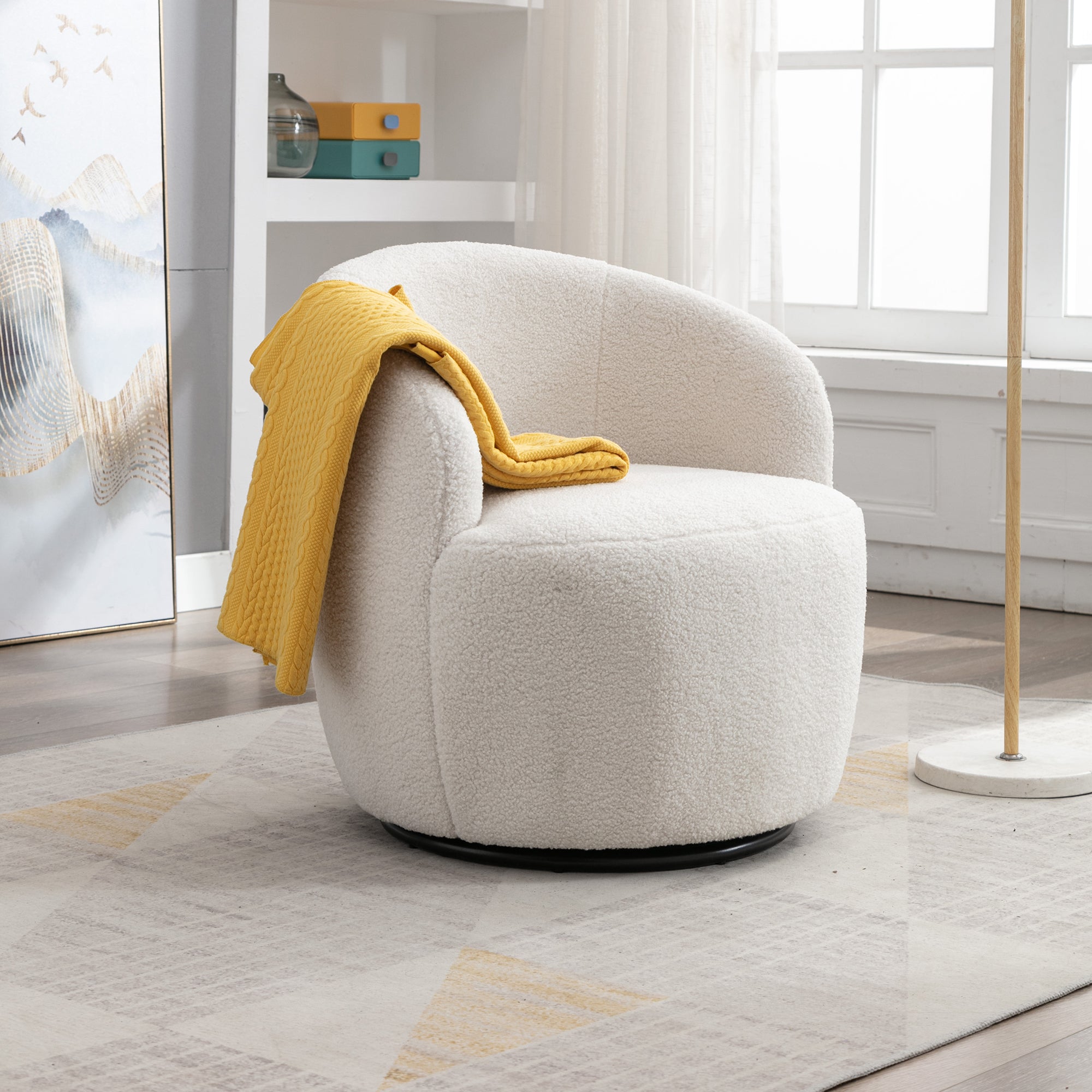 Yellow Modern Lounge Chair & Sofa Set