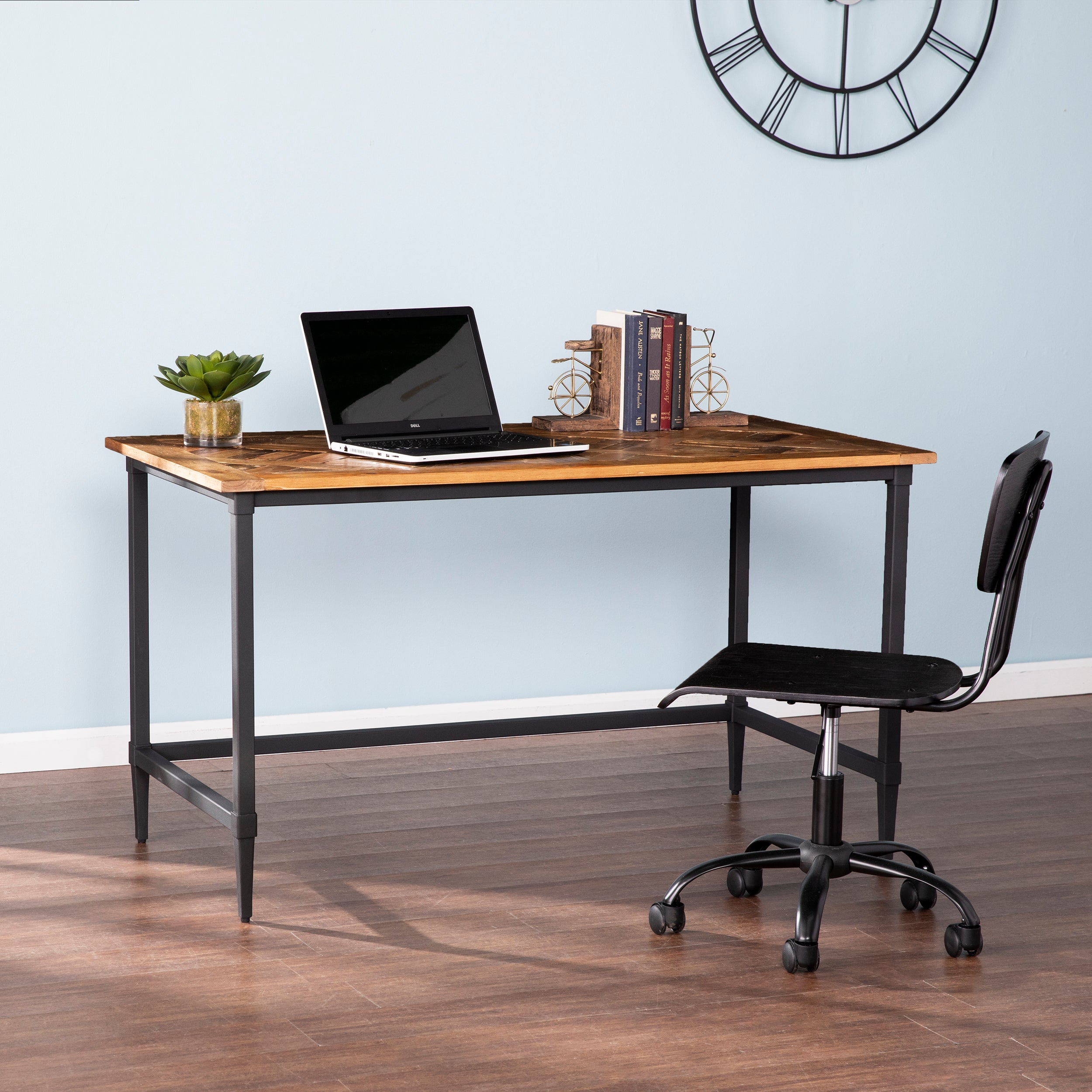 Lawrenny Reclaimed Solid Wood Desk | Eco-Friendly Office Furniture