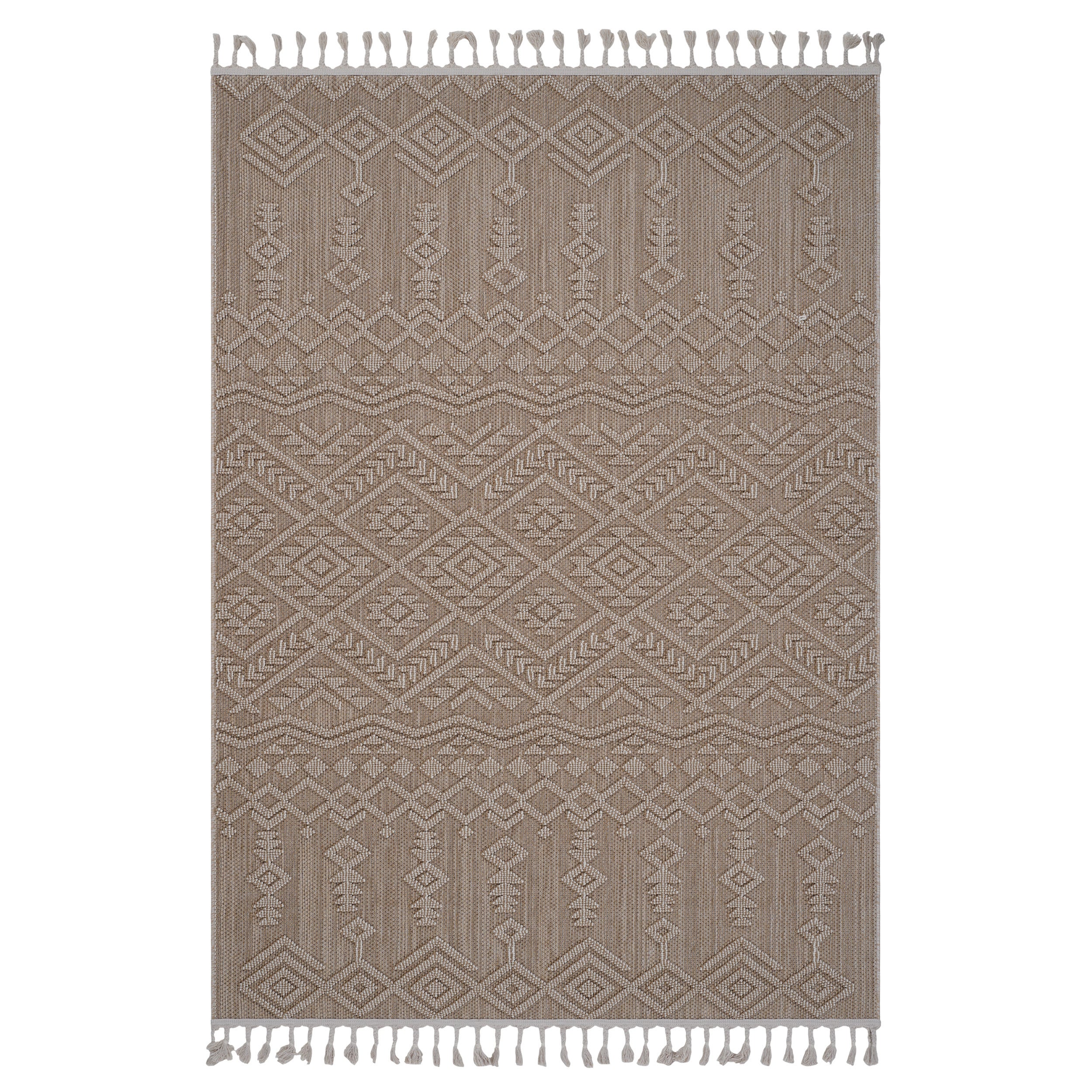 8x10 Rug: Natural Indoor/Outdoor Area Rug