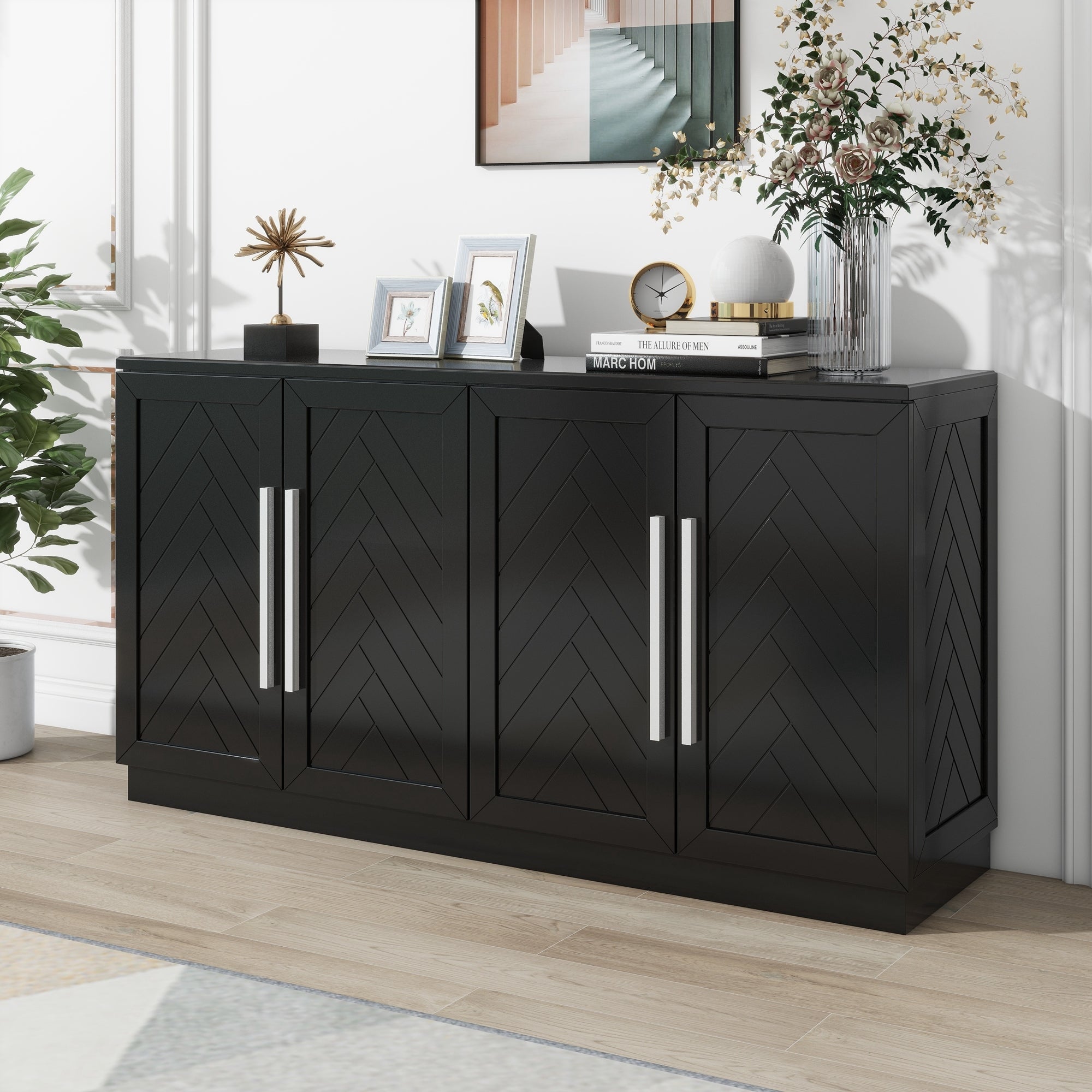 Buffet: Storage Cabinet with Adjustable Shelves