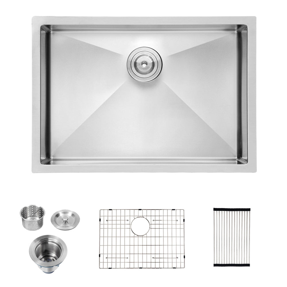 26" Undermount Kitchen Sink - Stainless Steel