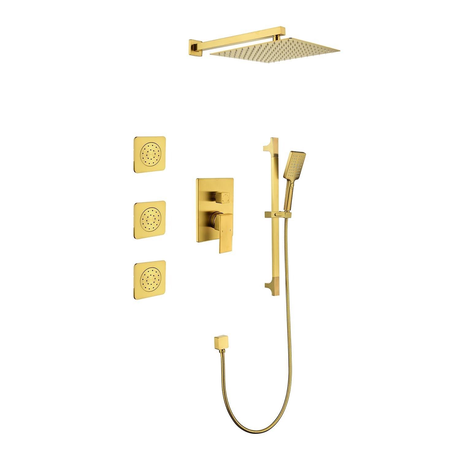 Luxury Shower System: Complete Set w/ Body Sprays