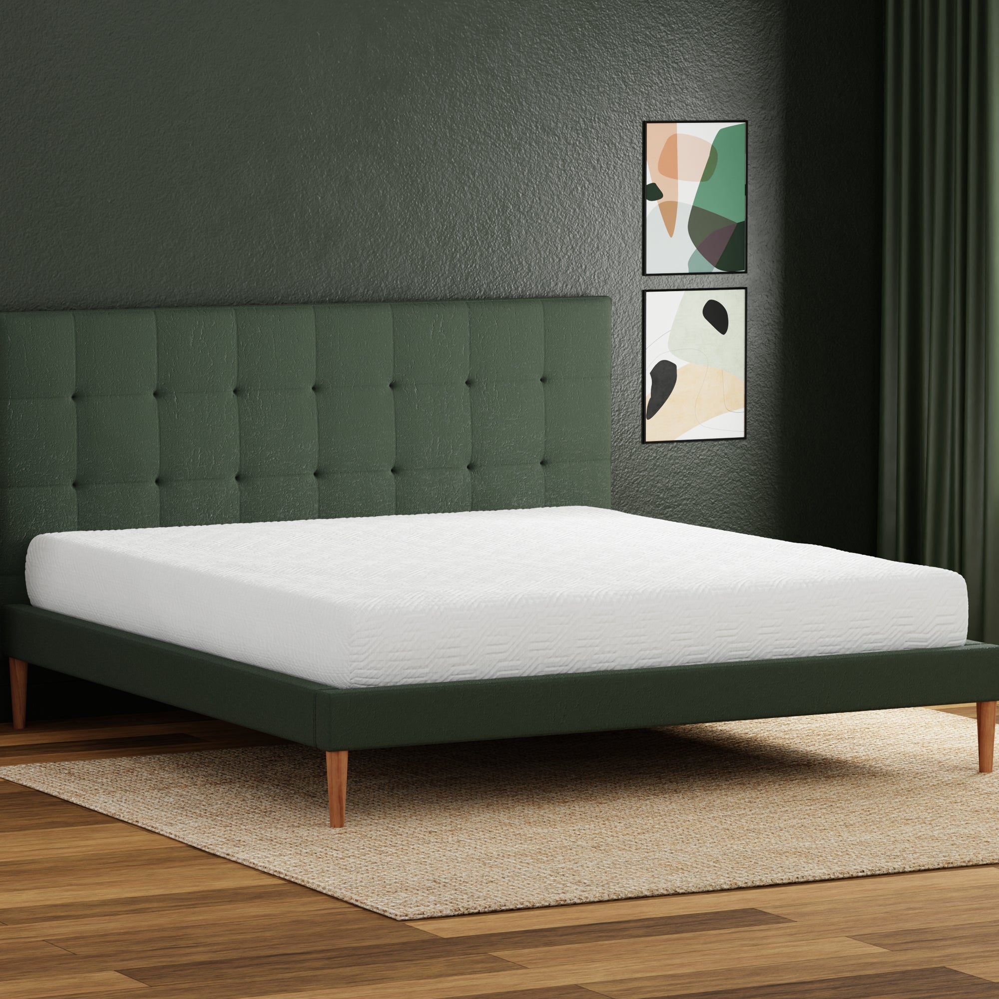 8" Gel-Infused Memory Foam Mattress: Full Size