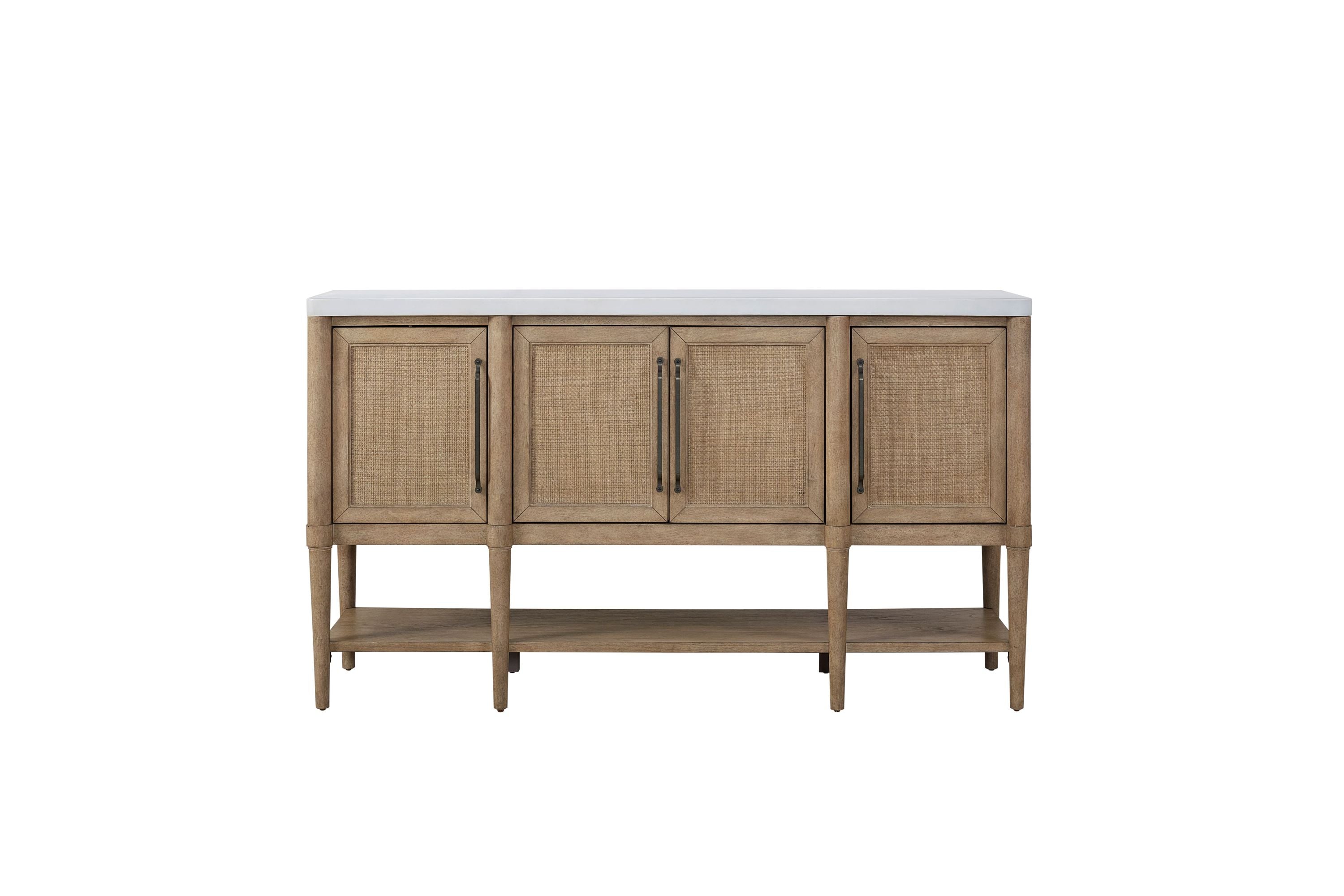 Cement & Cane Server | Outdoor Patio Furniture