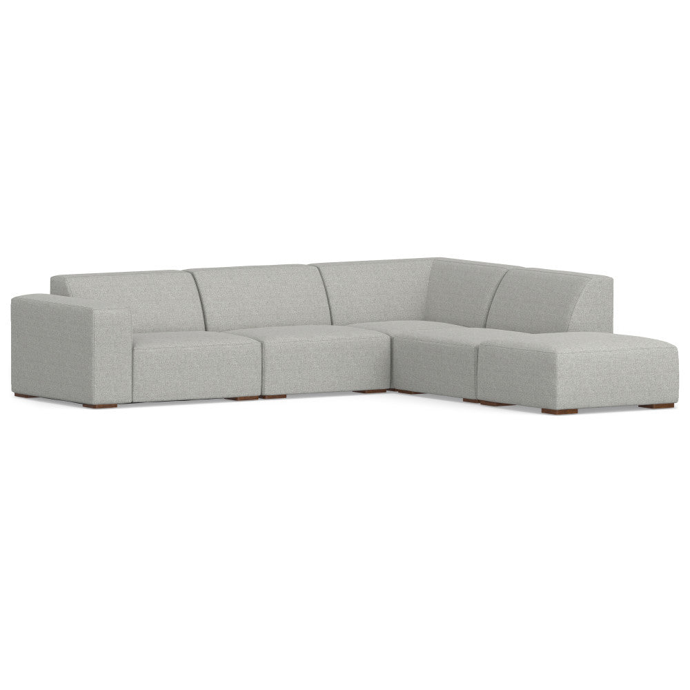 Rex Right Sectional Sofa & Ottoman