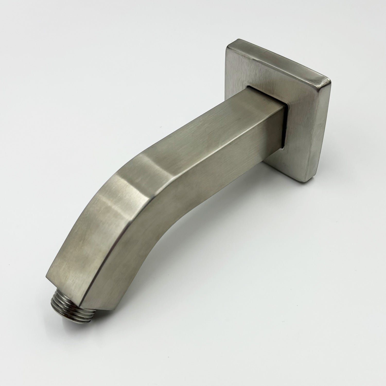 Square Shower Arm: 1/2" NPT, Wall Mount