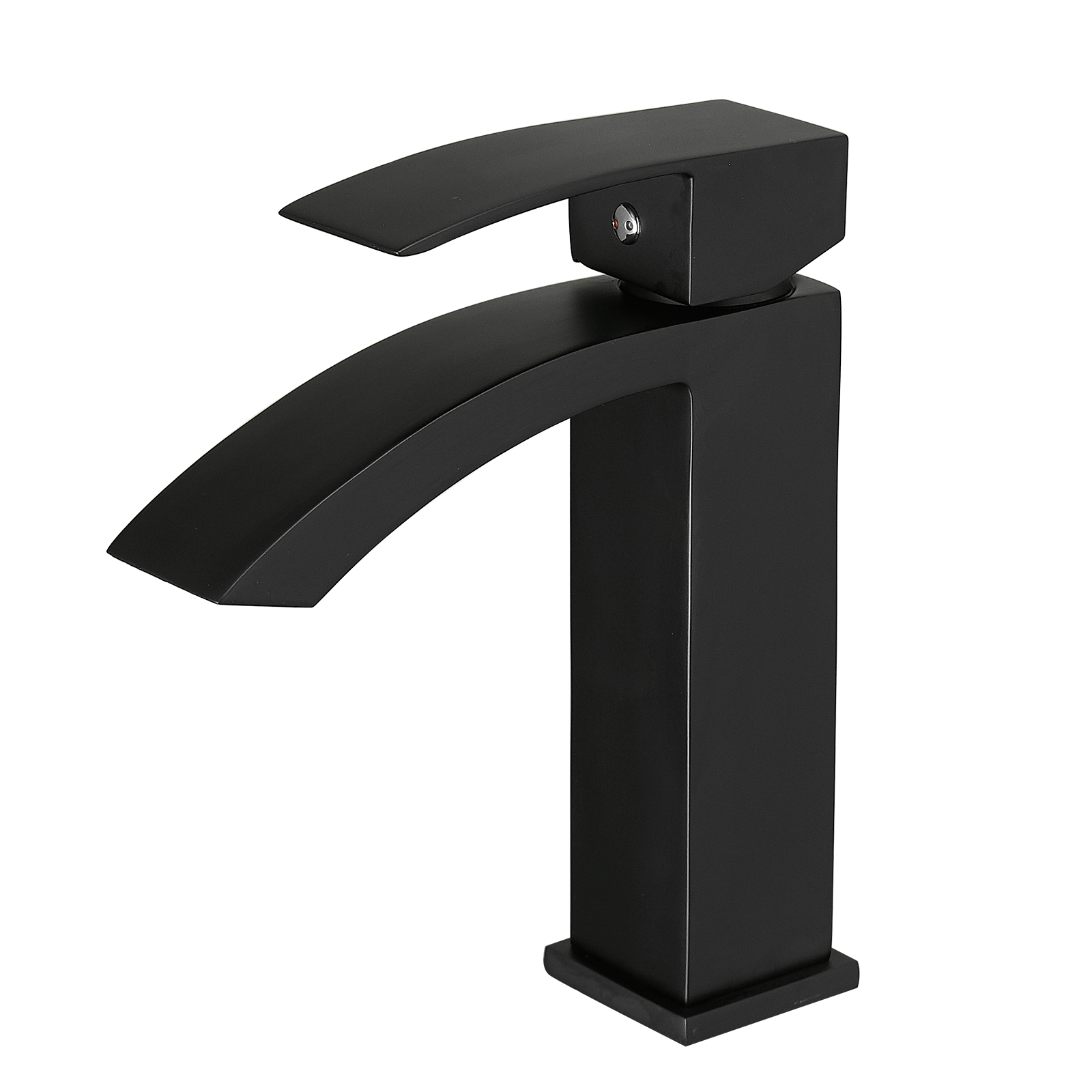 Black Bathroom Faucet: Modern Brushed Black Sink Faucet
