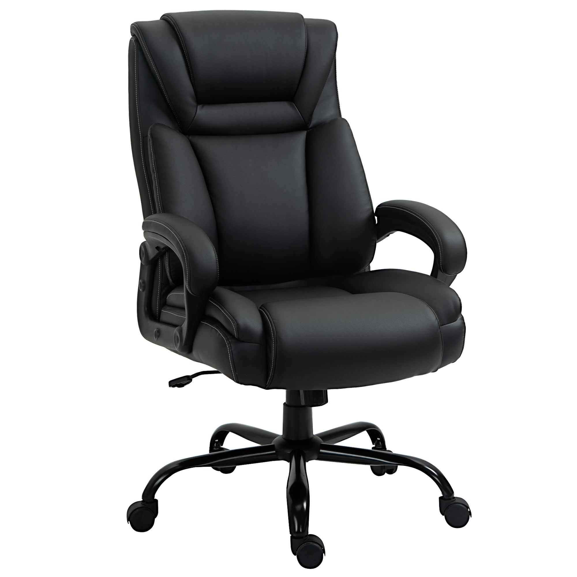 Big & Tall Executive Office Chair 400lbs Wide Seat Black