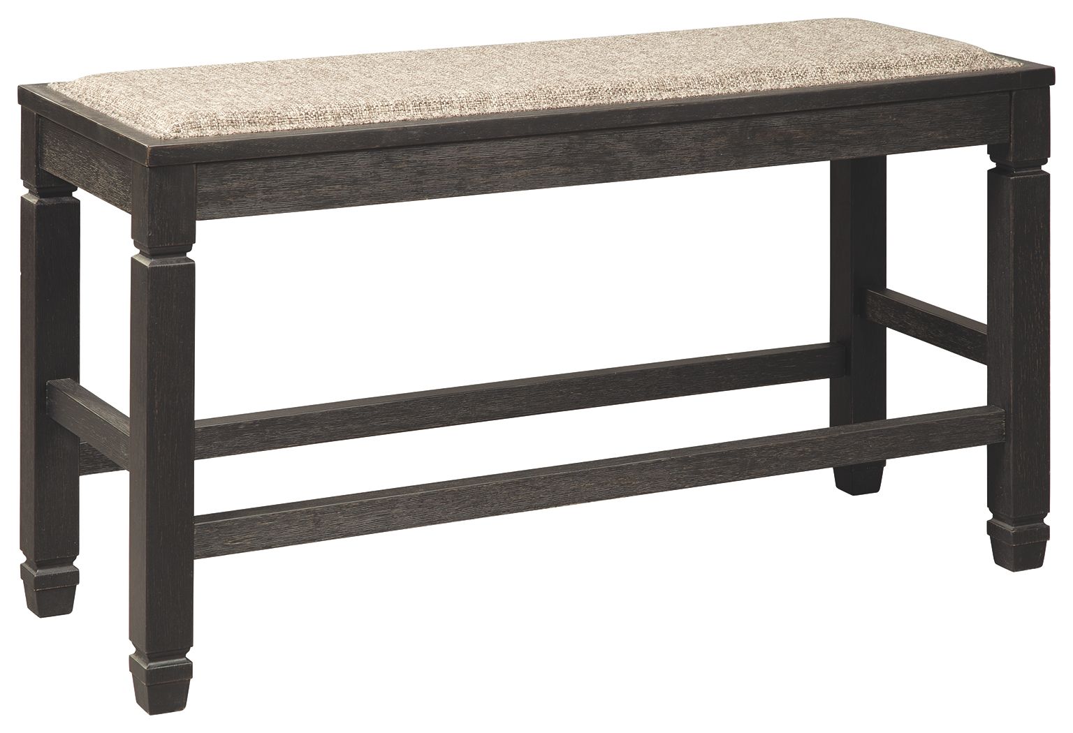 Tyler Creek - DBL Counter UPH Bench - Antique Black