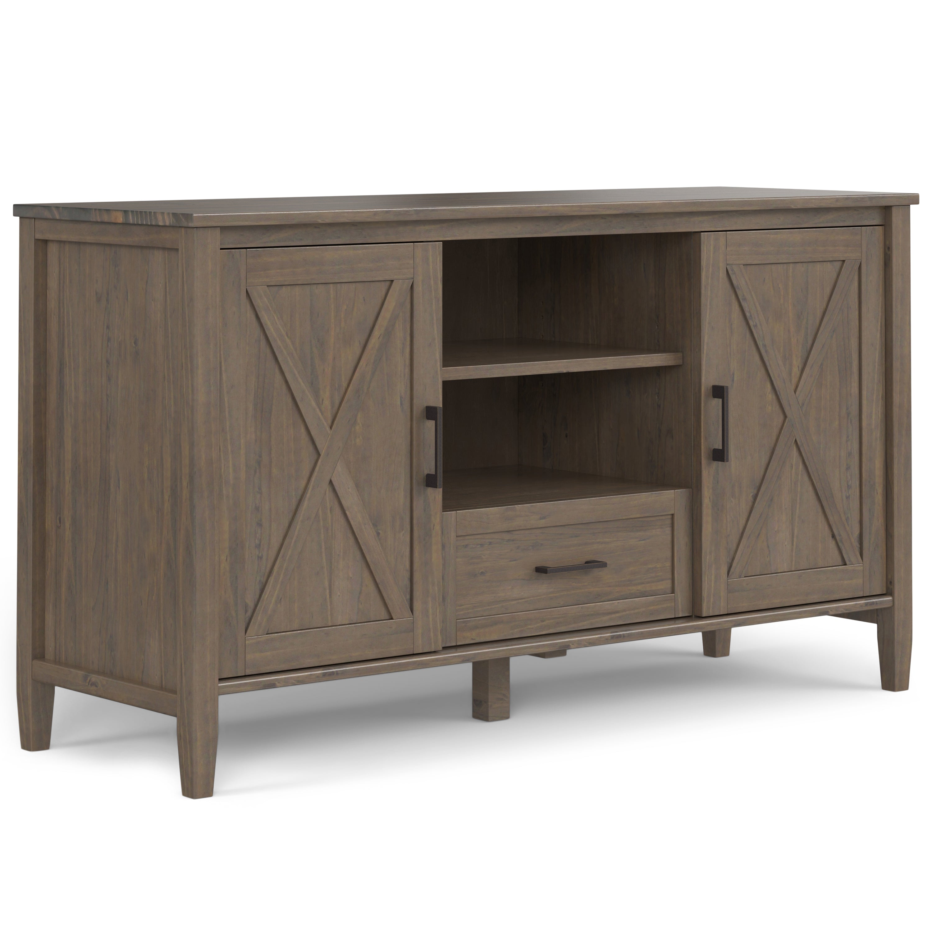 Ela Medium TV Stand - Smoky Brown
