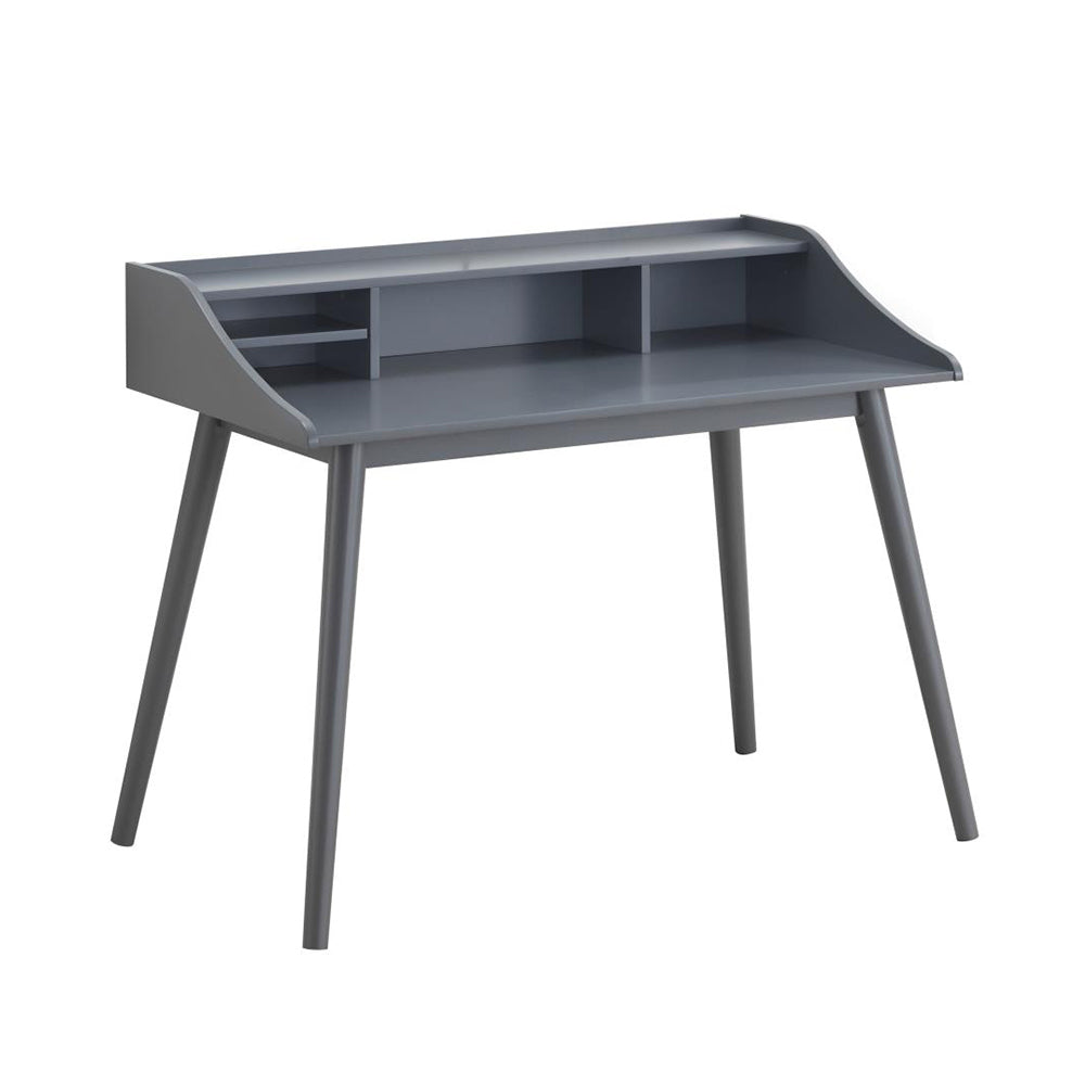 4-Compartment Grey Writing Desk | Sturdy & Stylish