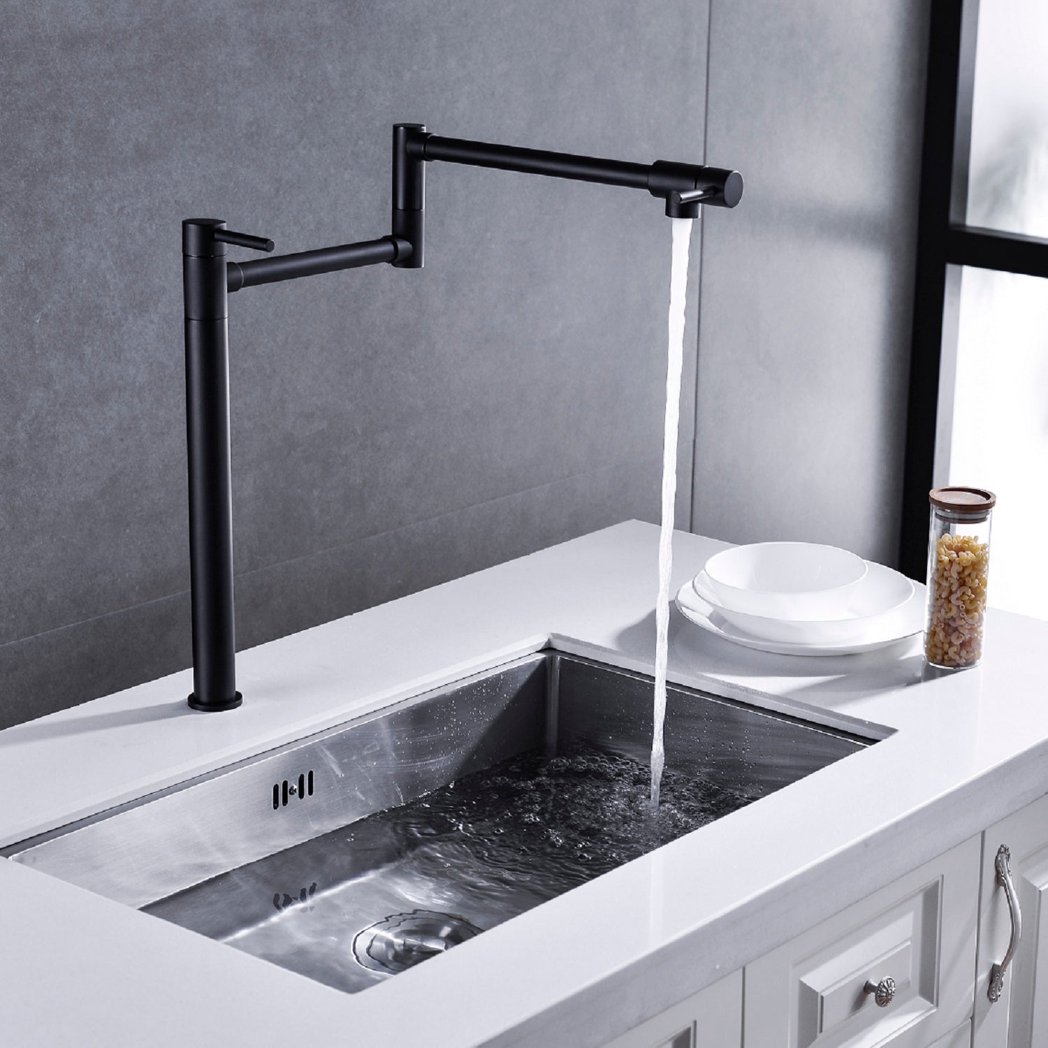 Pot Filler Faucet: Extended Reach Shank