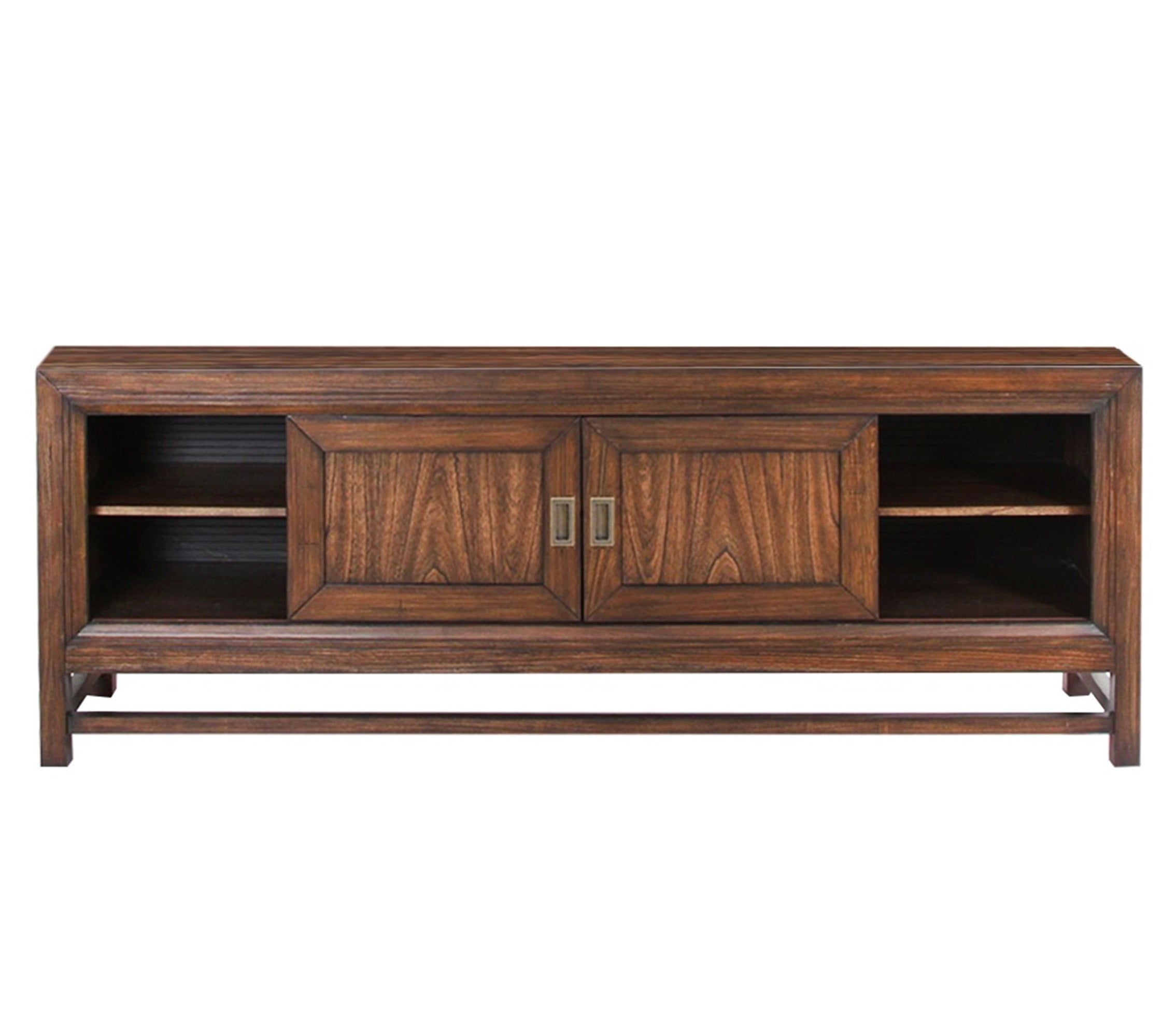 74" TV Stand Console for 85" TVs, Two-Tone Finish