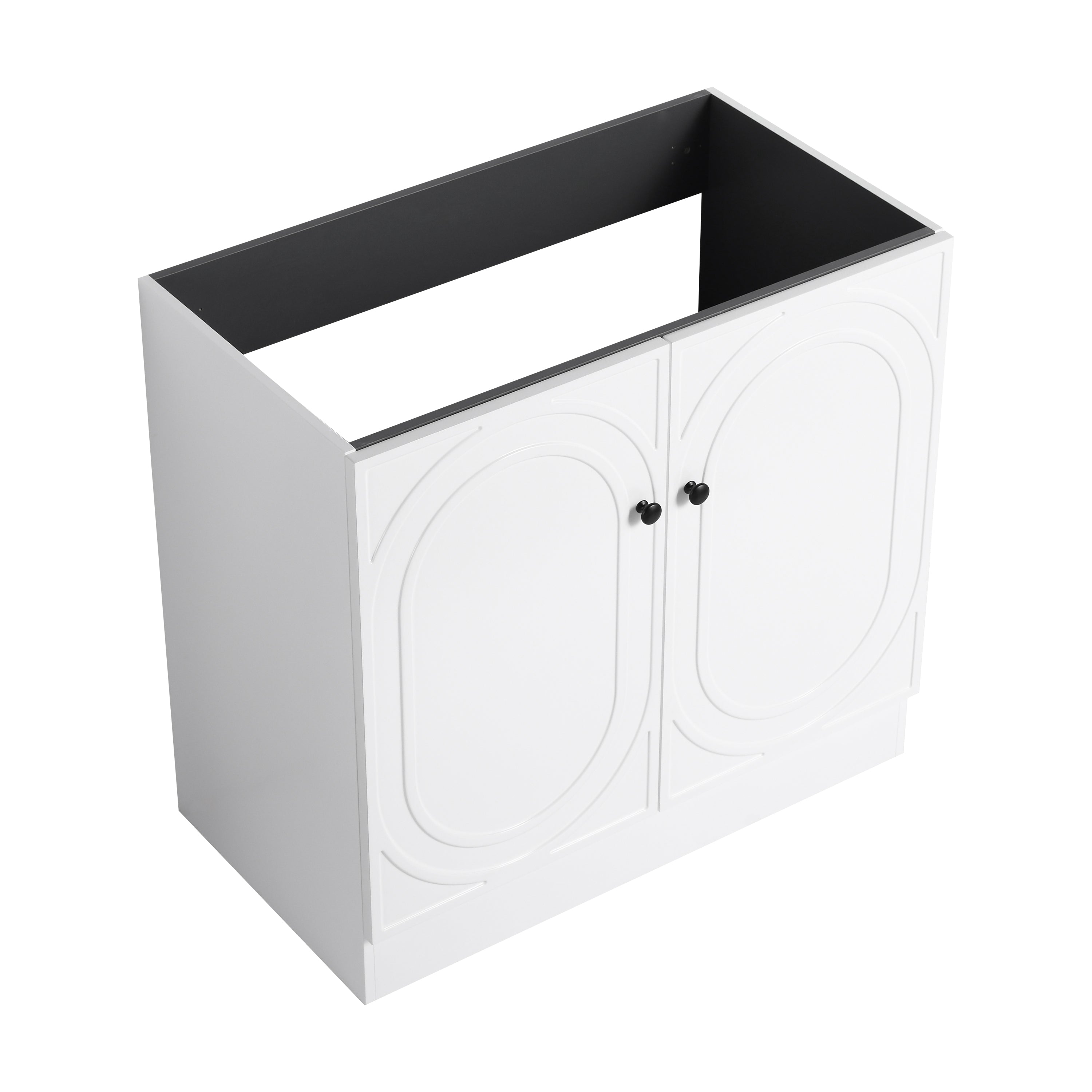 36" Freestanding Bathroom Vanity: 2 Soft-Close Doors
