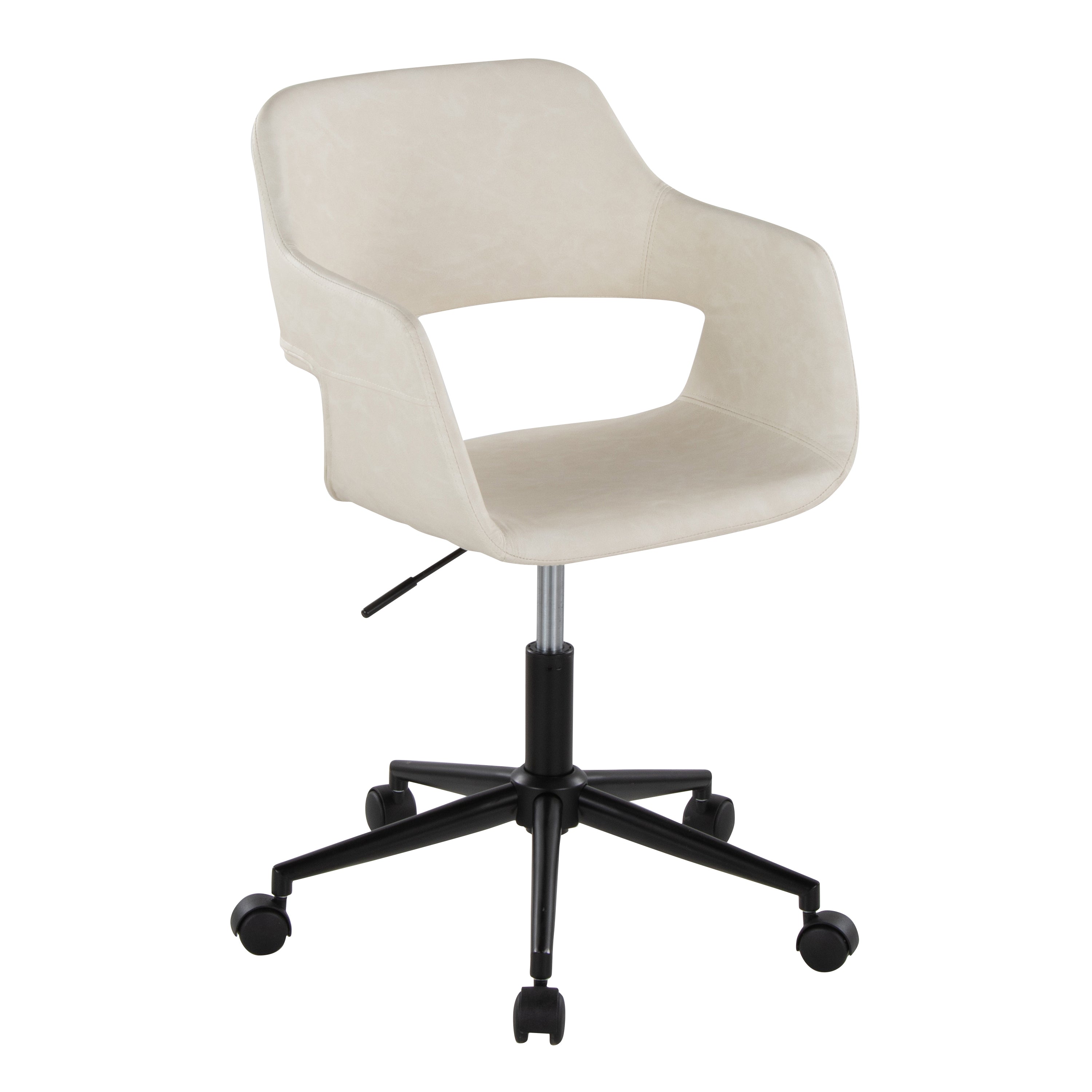 Margarite Task Chair, Black/Cream