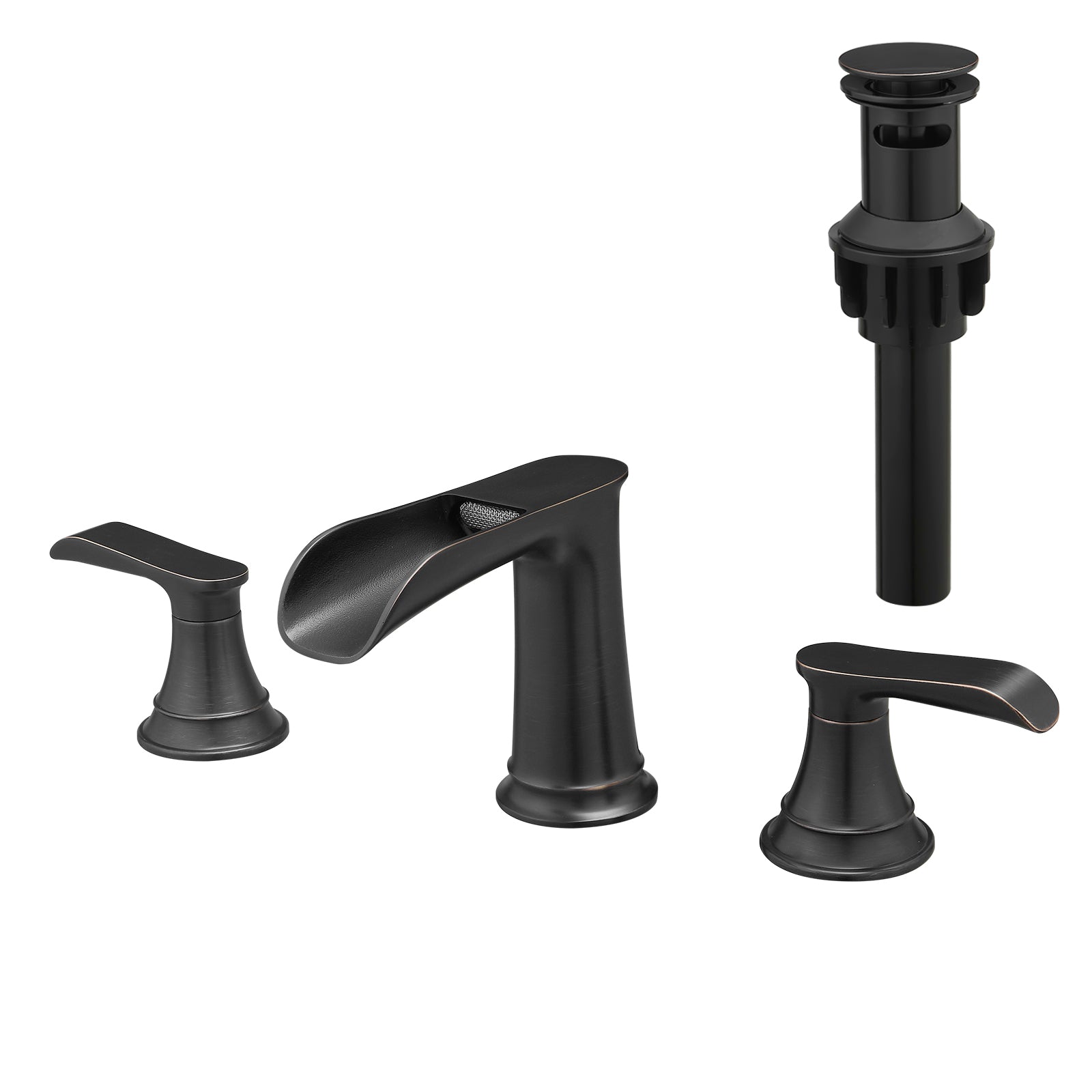 8" Widespread Bathroom Faucet with Pop-Up Drain
